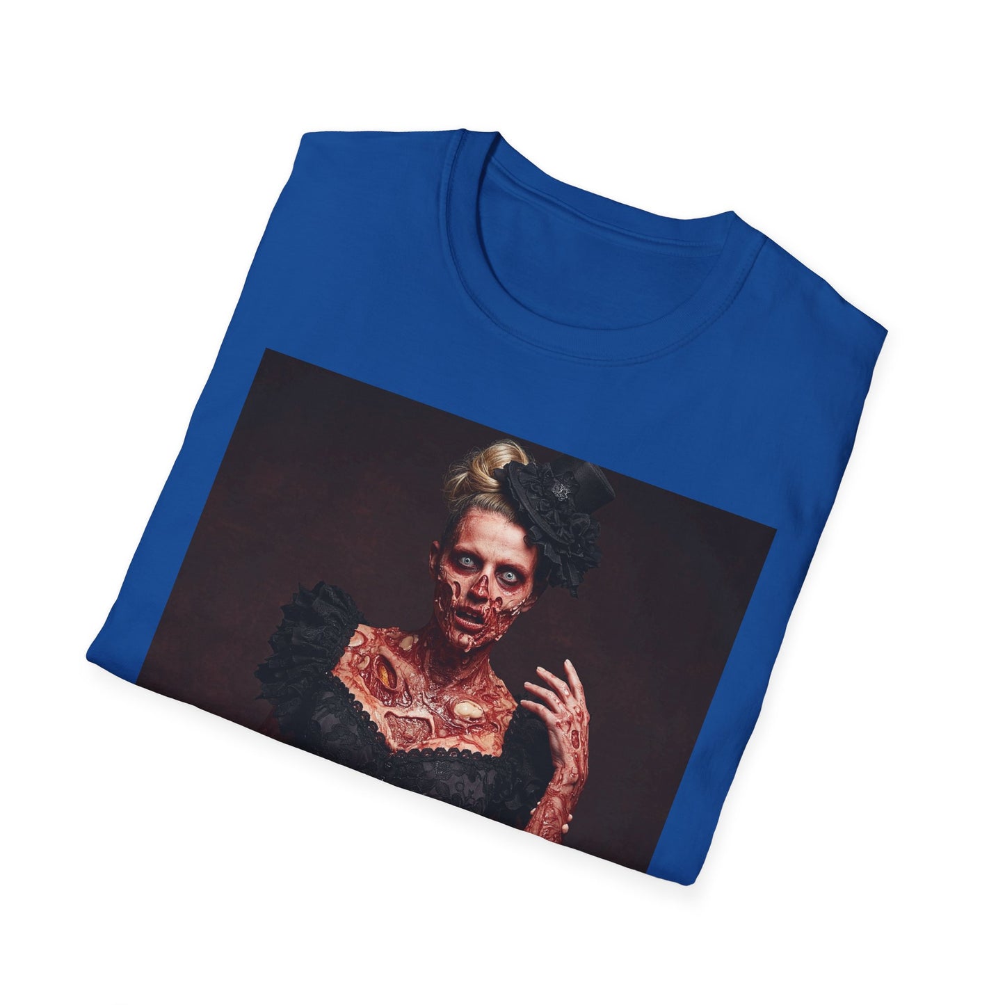 Apocalyptic Portrait Tee, bold, decaying zombie graphic