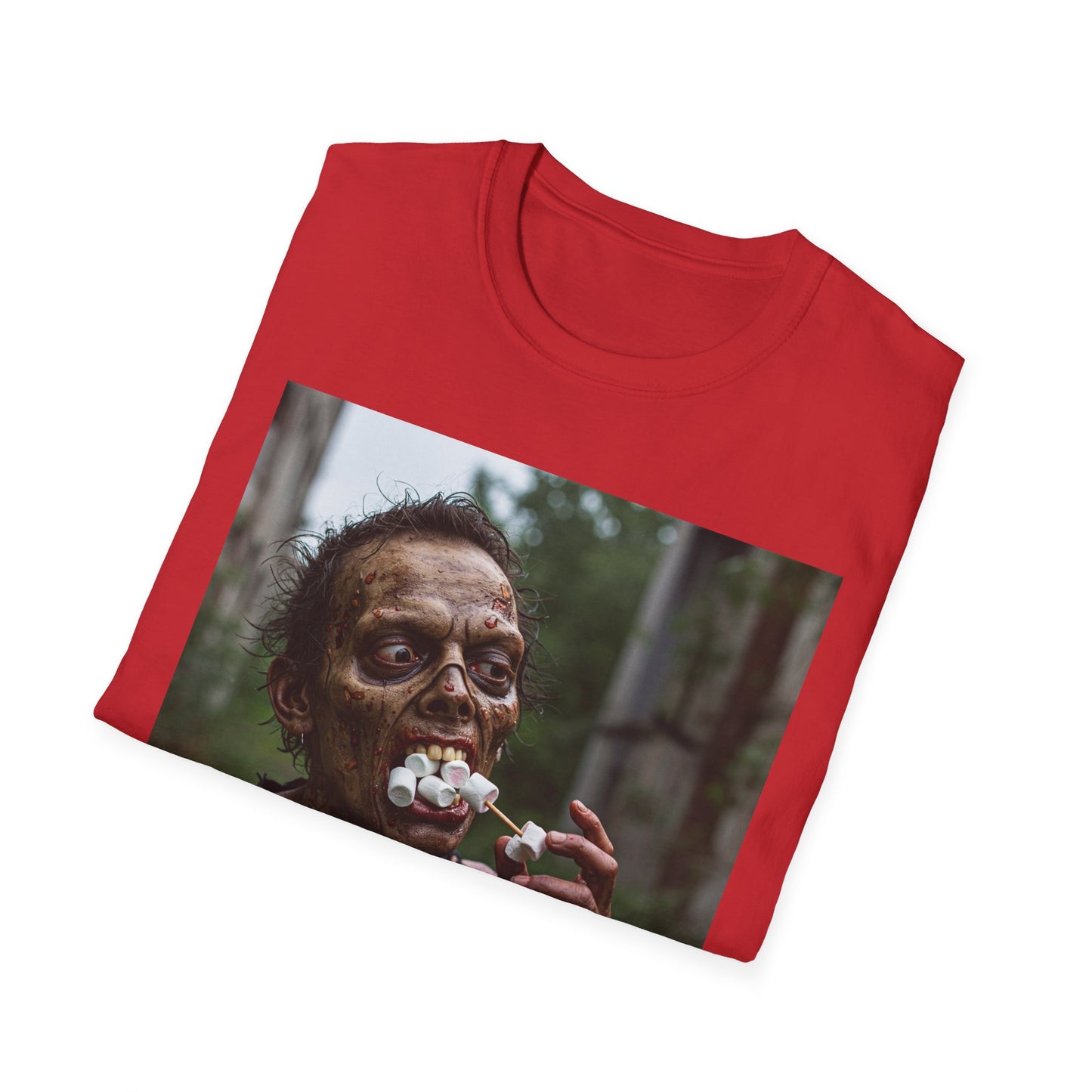 Apocalyptic Portrait Tee, bold, decaying zombie graphic