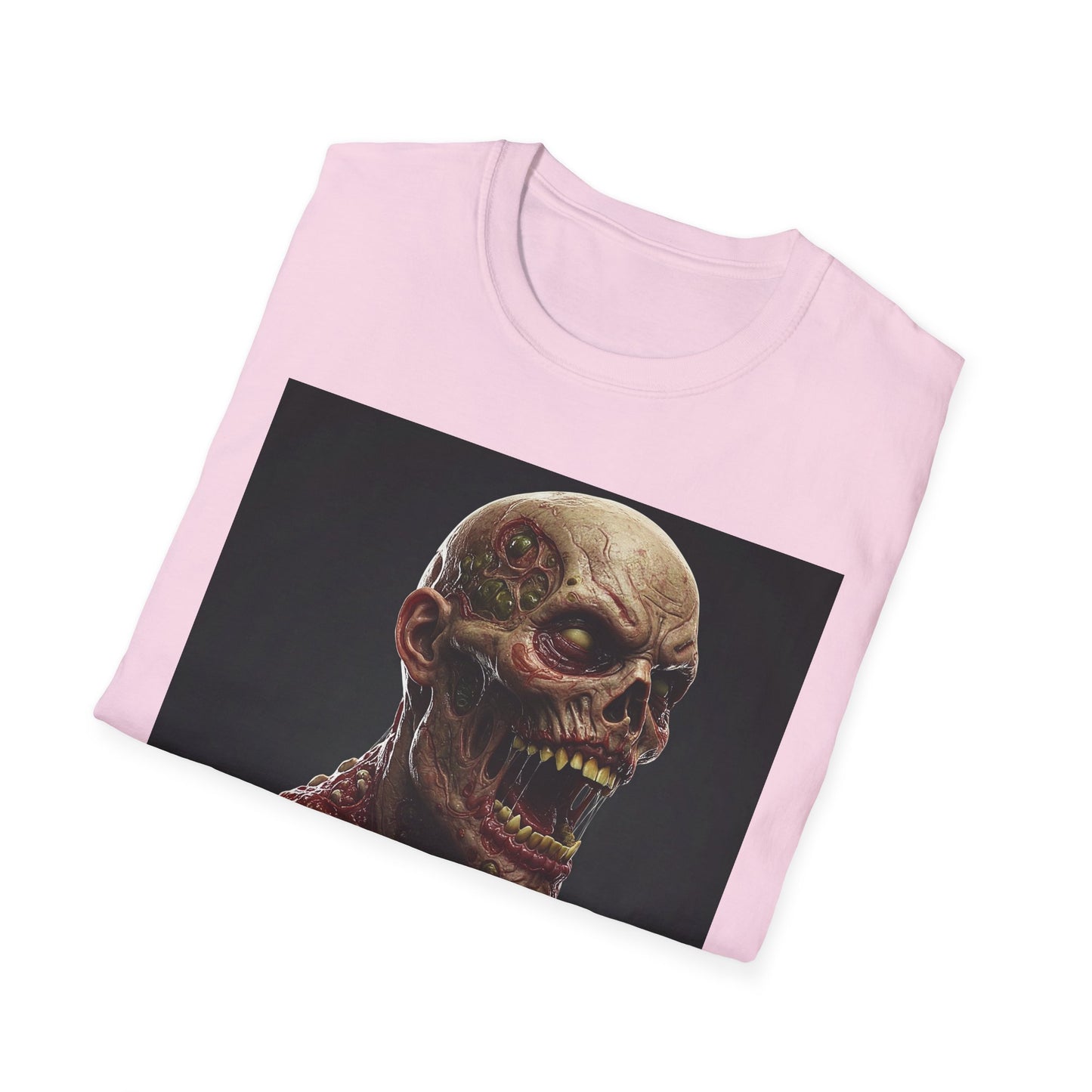 Zombie Graphic Unisex Softstyle T-Shirt | Horror Movie Fan Apparel