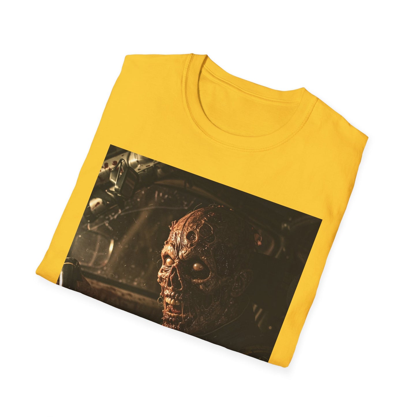 Horror-Inspired Unisex Softstyle T-Shirt - Perfect for Halloween and Movie Buffs