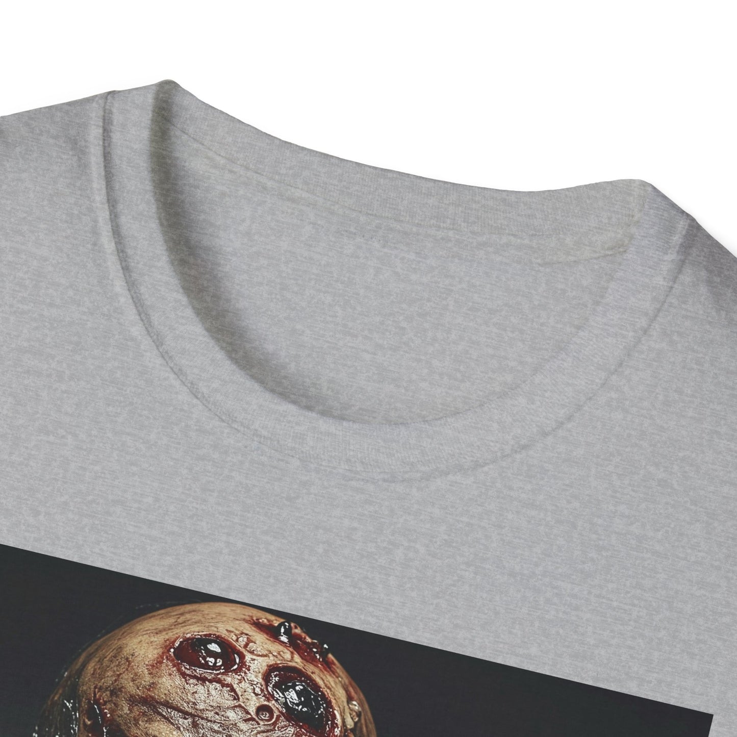 Apocalyptic Portrait Tee, bold, decaying zombie graphic