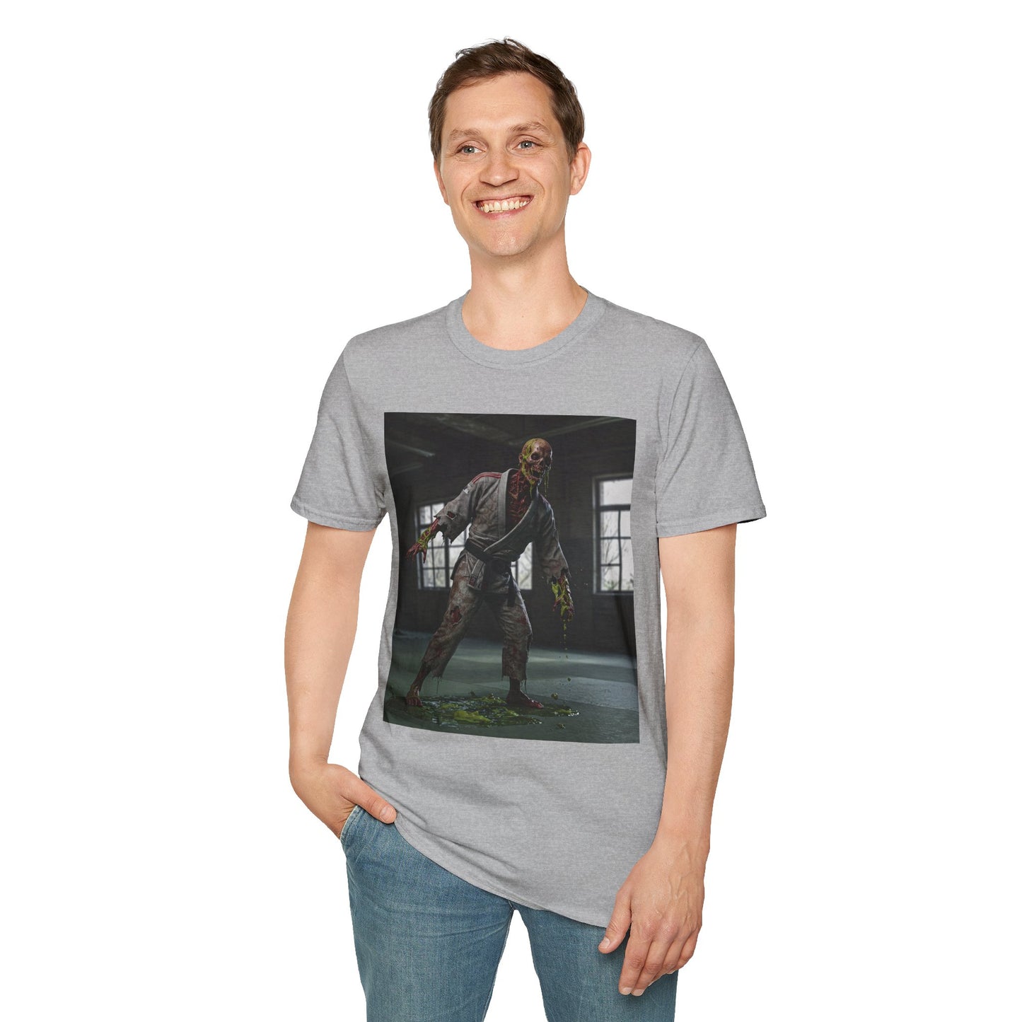 Unisex Zombie Graphic T-Shirt - Perfect for Halloween and Horror Fans