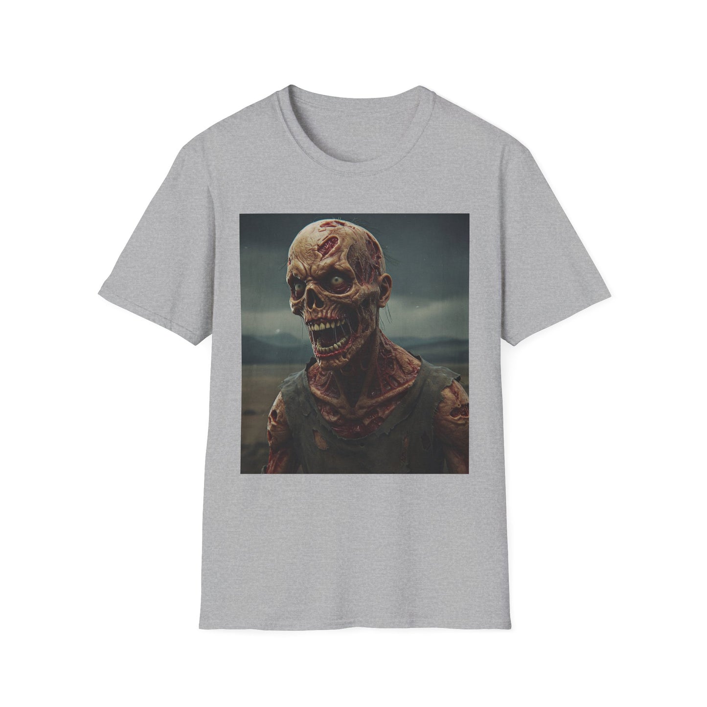 Apocalyptic Portrait Tee: A Vision of Decay