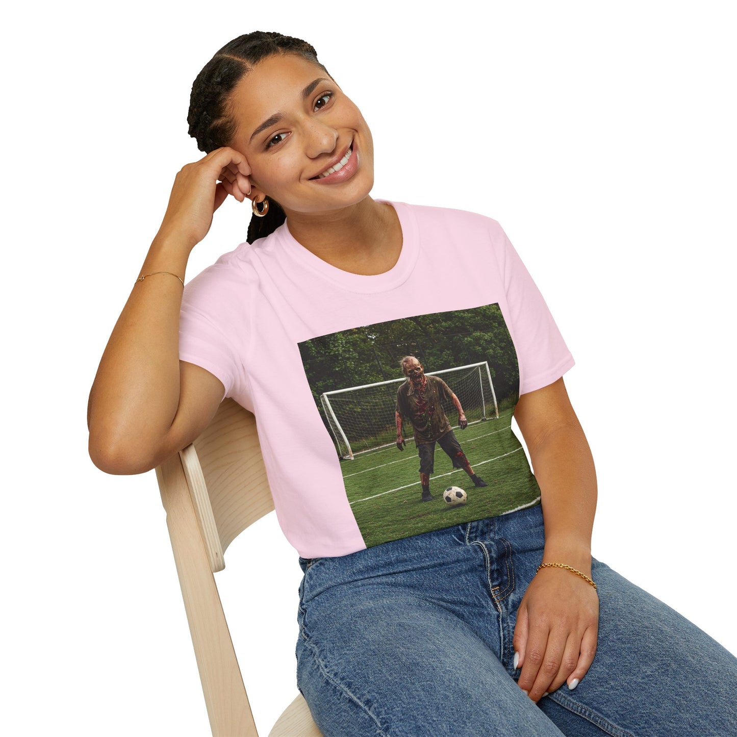 Soccer Themed Unisex Softstyle T-Shirt - Perfect for Sports Lovers