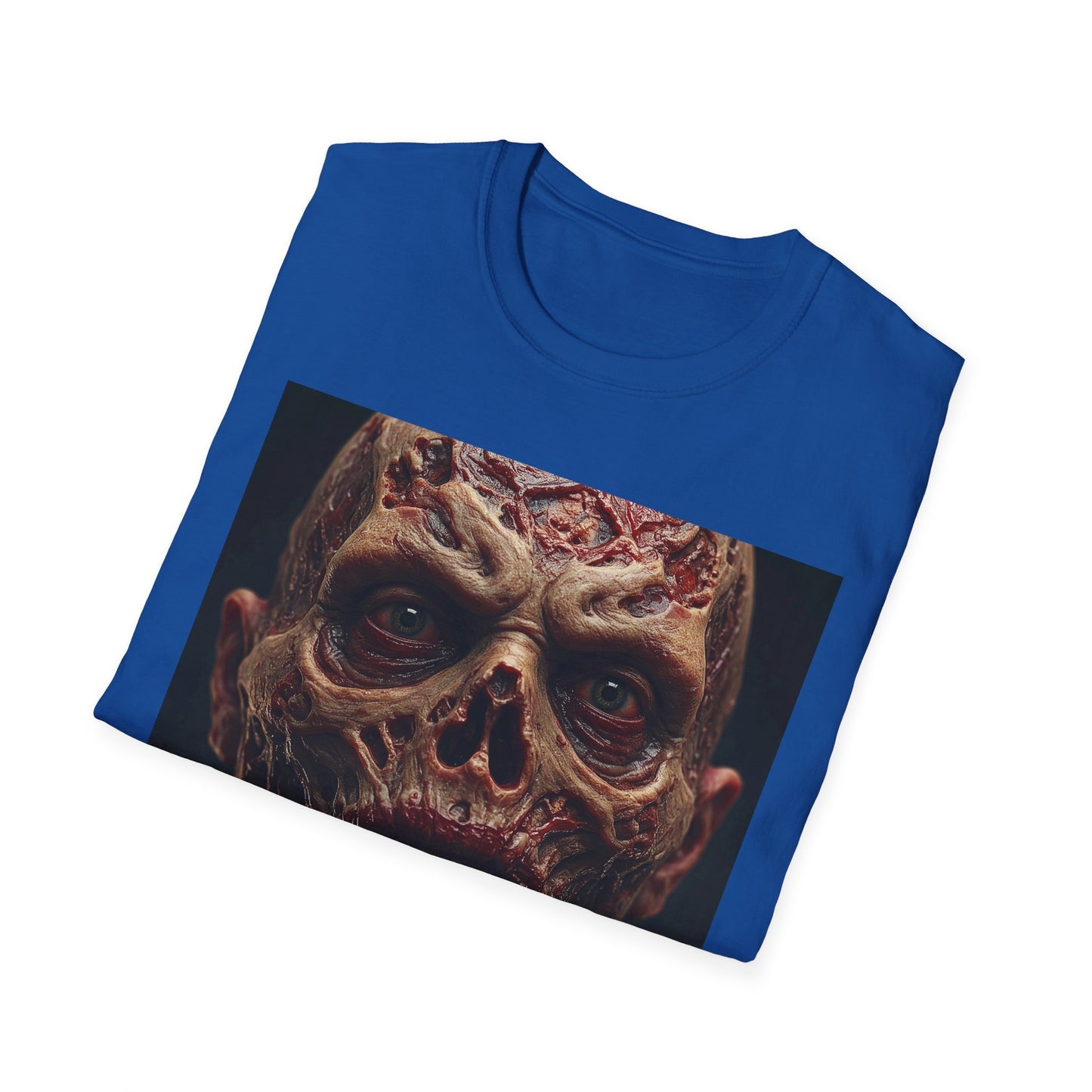 Apocalyptic Portrait Tee, bold, decaying zombie graphic