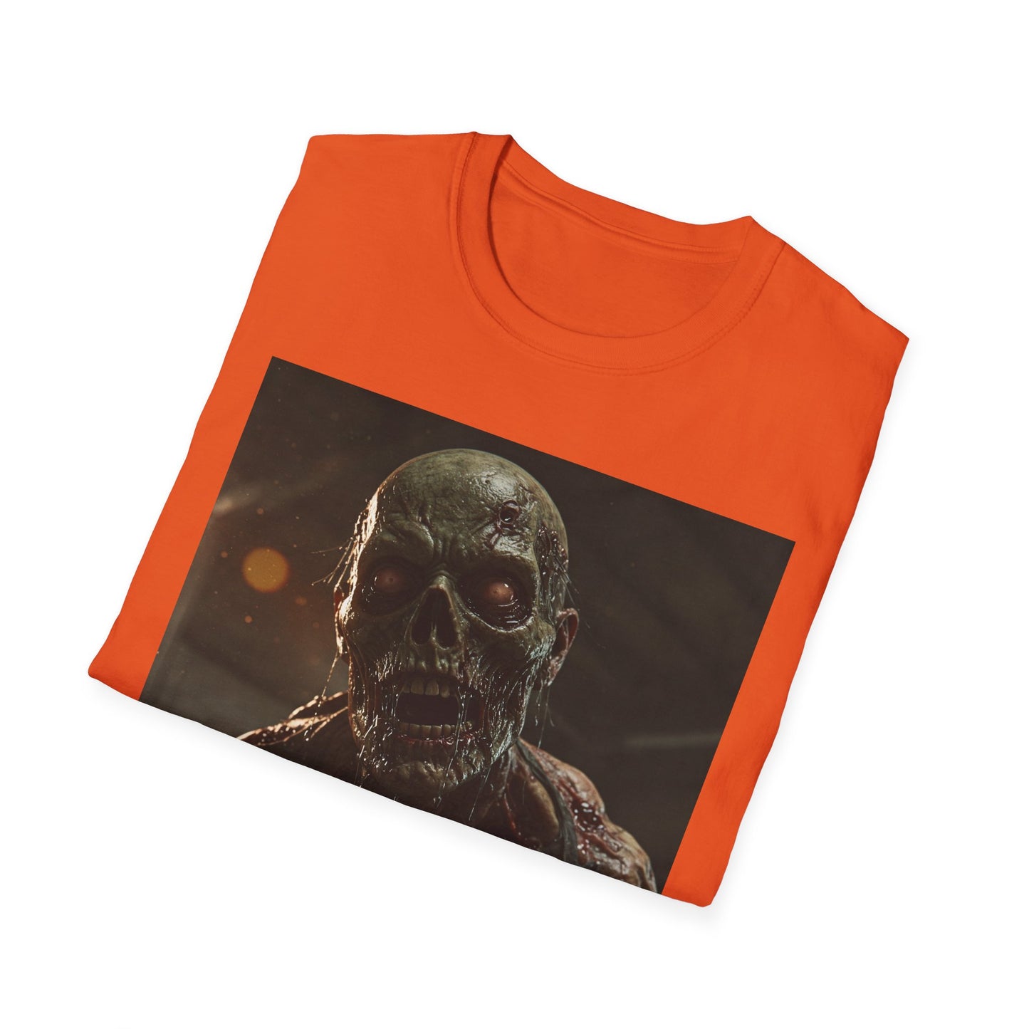 Unisex Zombie Graphic Softstyle T-Shirt | Perfect for Halloween & Horror Fans