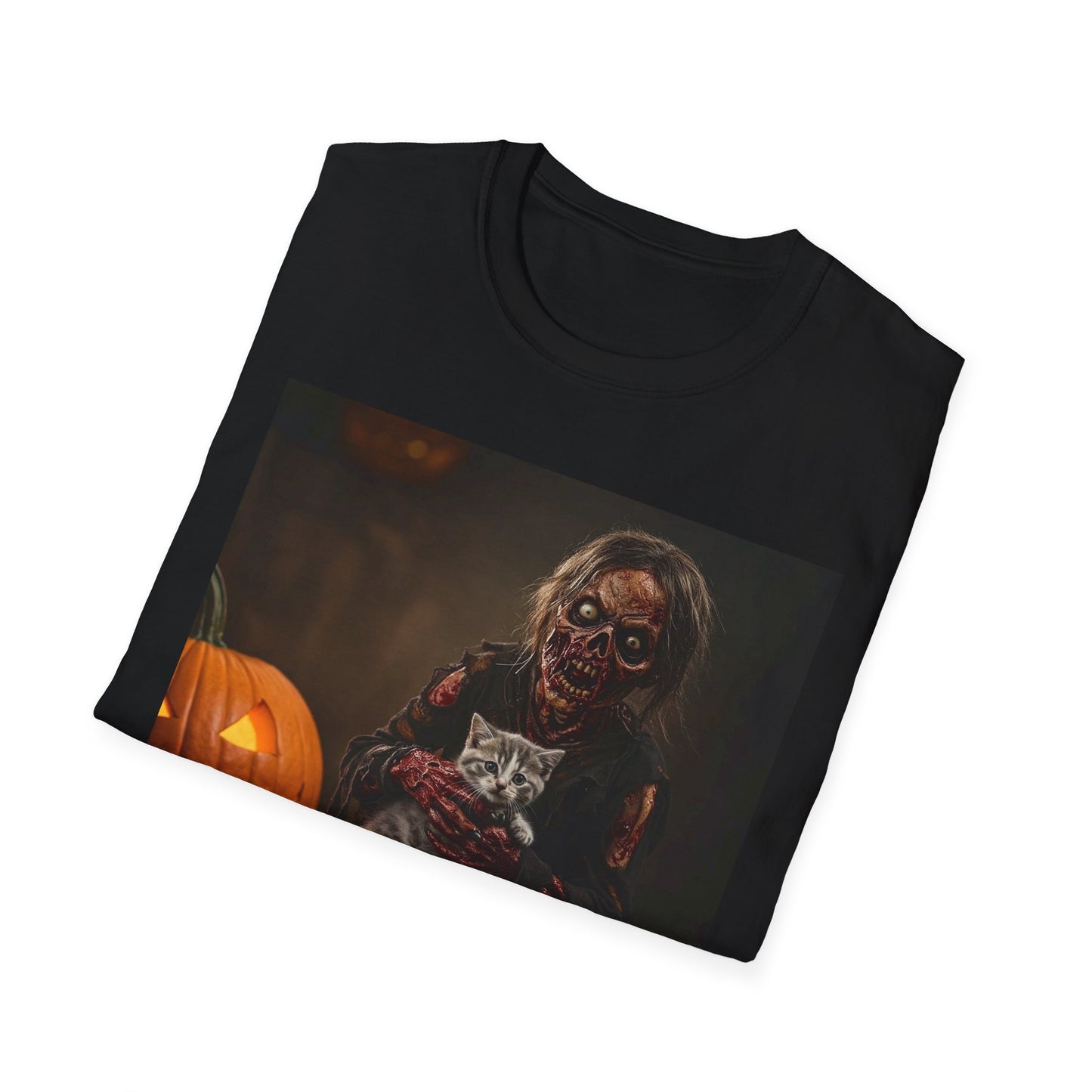 Apocalyptic Portrait Tee, bold, decaying zombie graphic