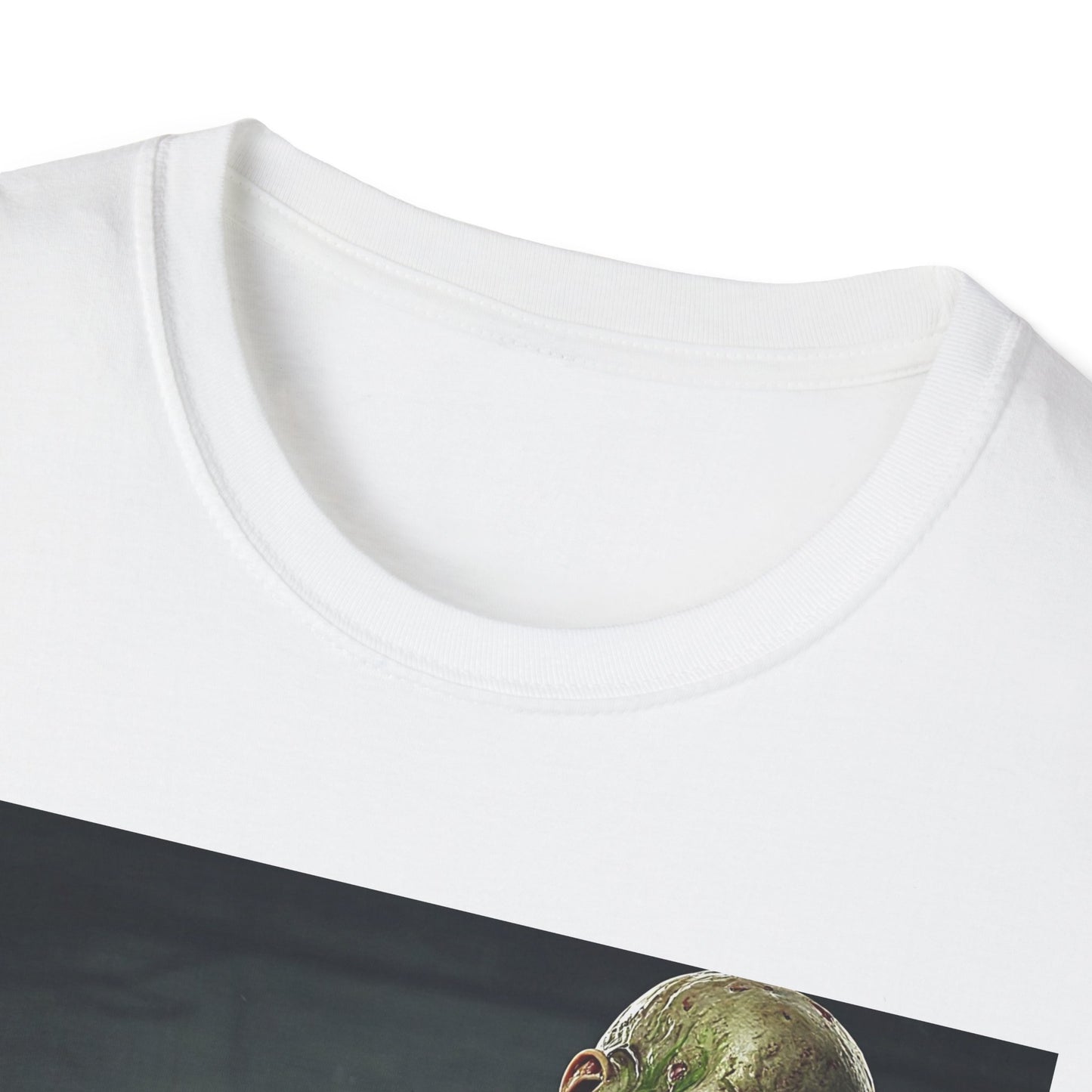 Zombie Graphic Unisex Softstyle T-Shirt - Perfect for Halloween and Horror Fans