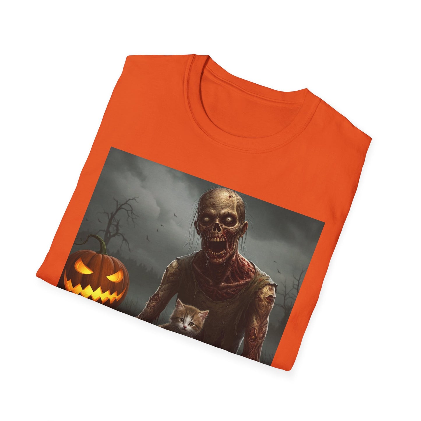 Apocalyptic Portrait Tee, bold, decaying zombie graphic