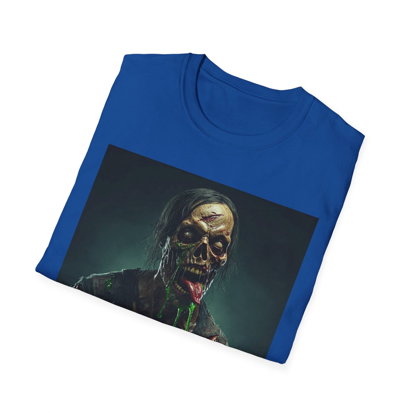 Apocalyptic Portrait Tee, bold, decaying zombie graphic