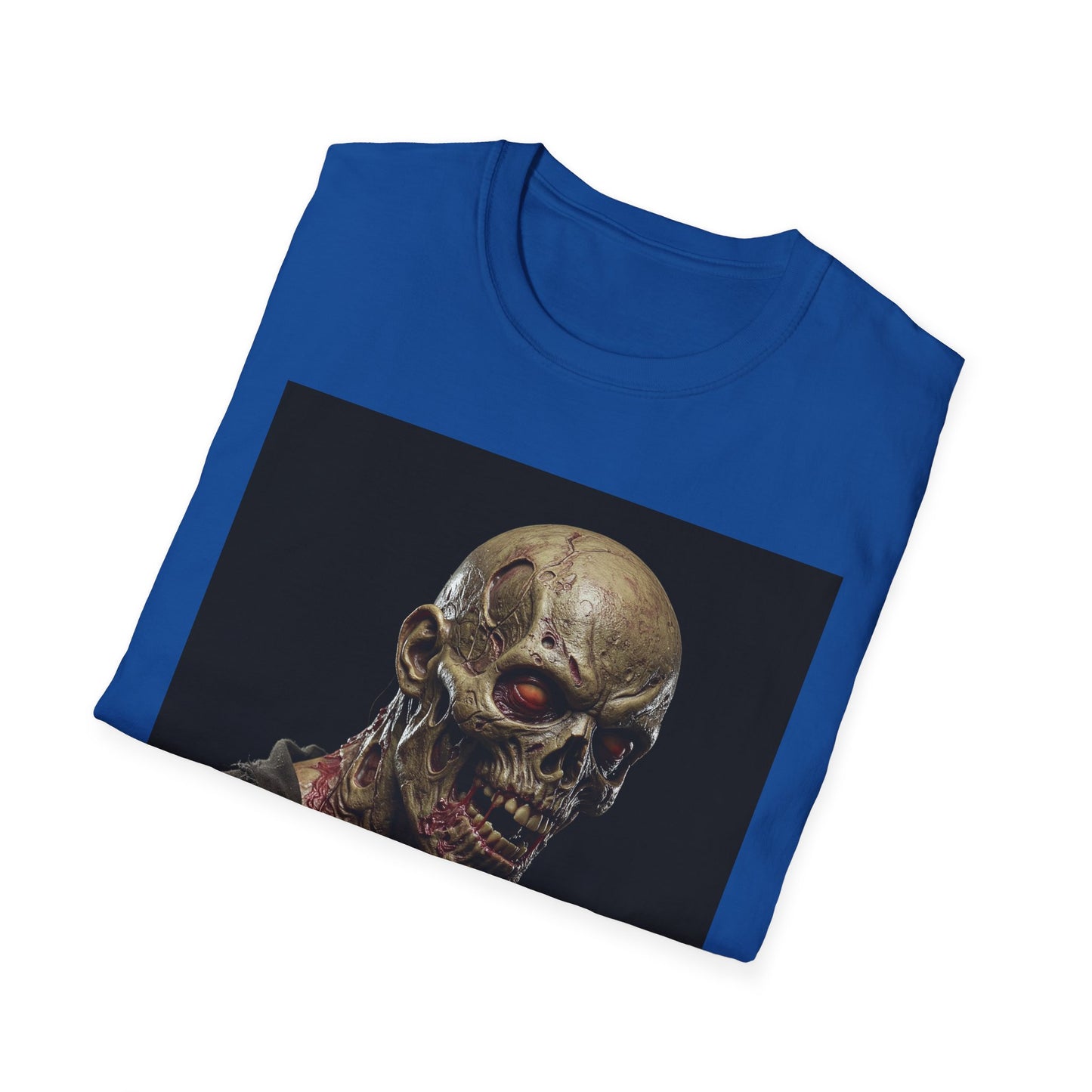 Apocalyptic Portrait Tee, bold, decaying zombie graphic