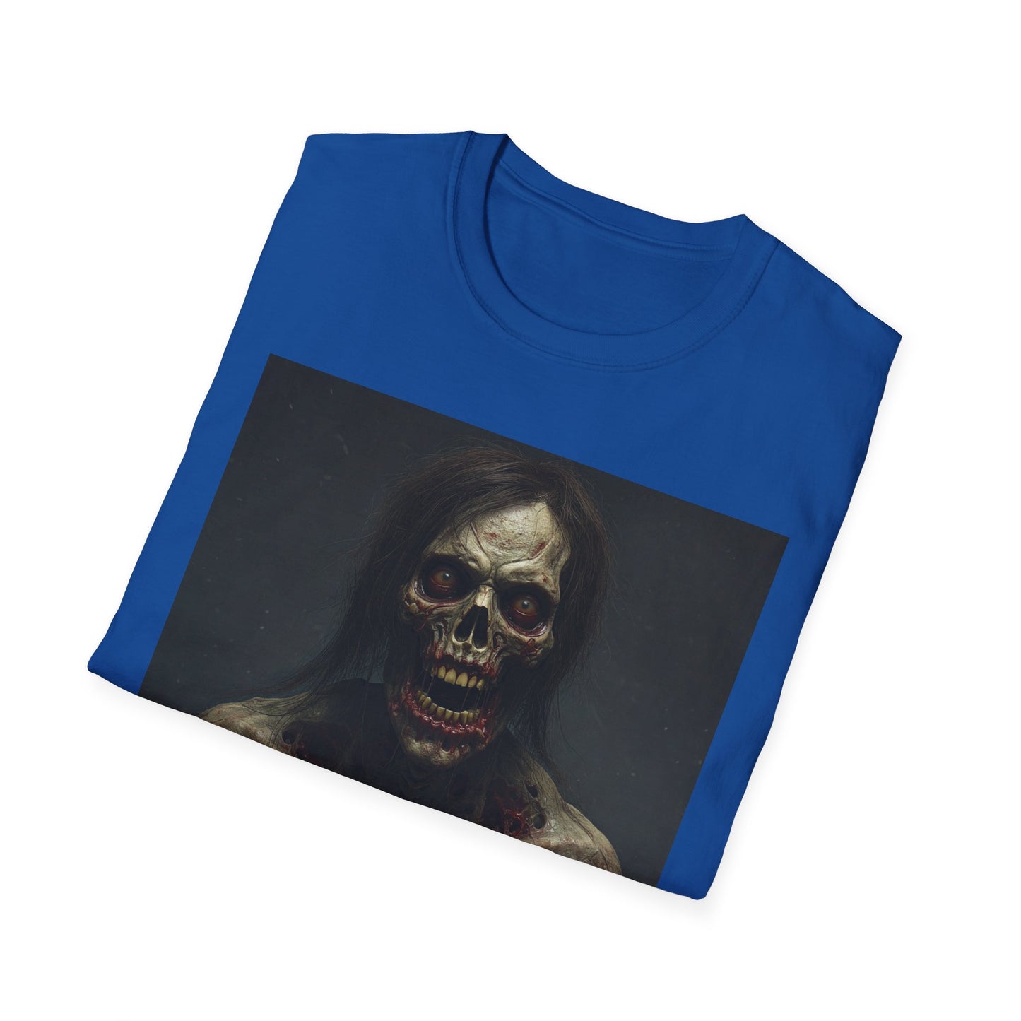 Apocalyptic Portrait Tee, bold, decaying zombie graphic