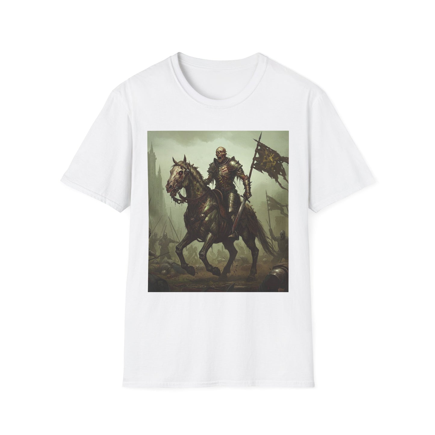 Epic Knight Riding T-Shirt - Unisex Fantasy Graphic Tee