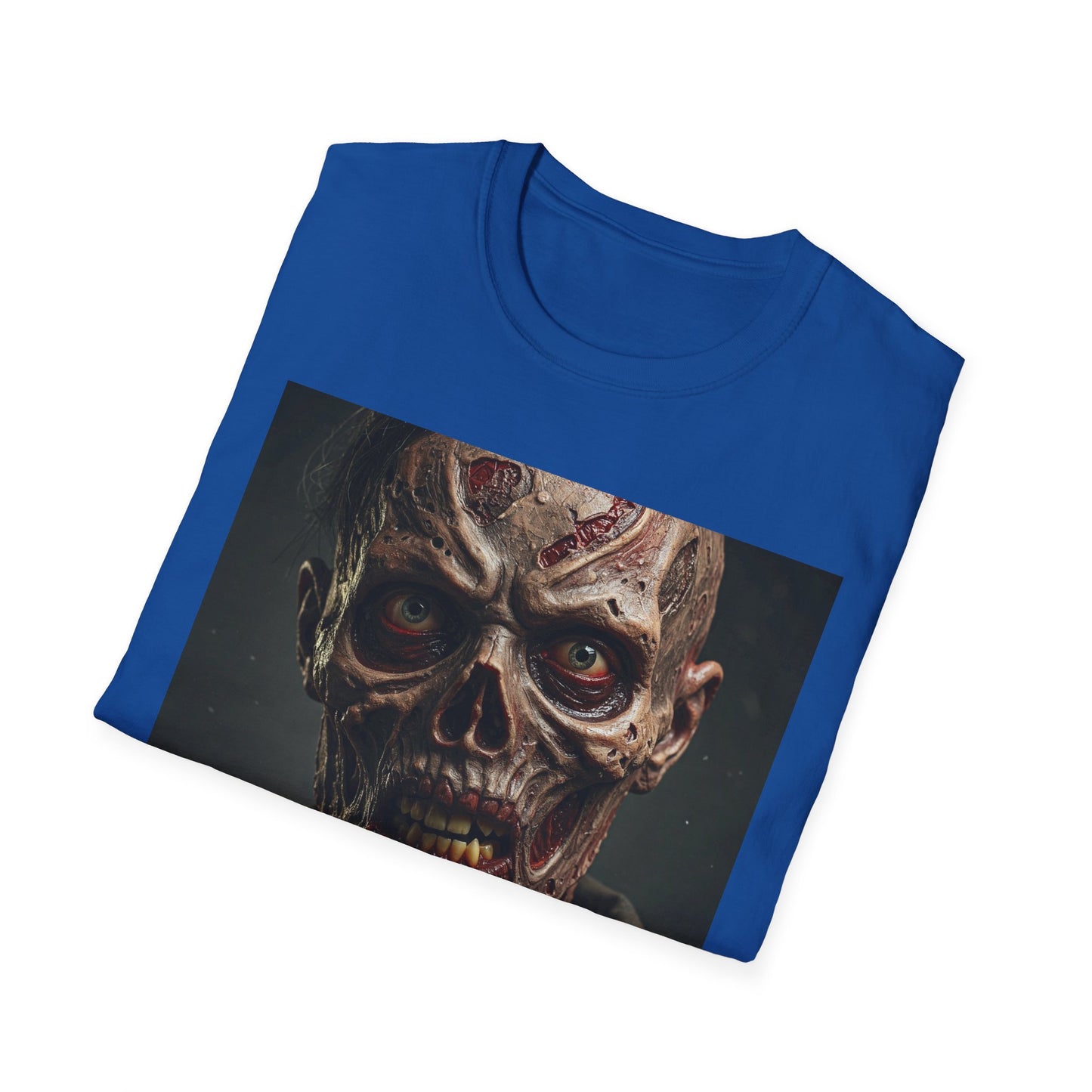 Apocalyptic Portrait Tee, bold, decaying zombie graphic