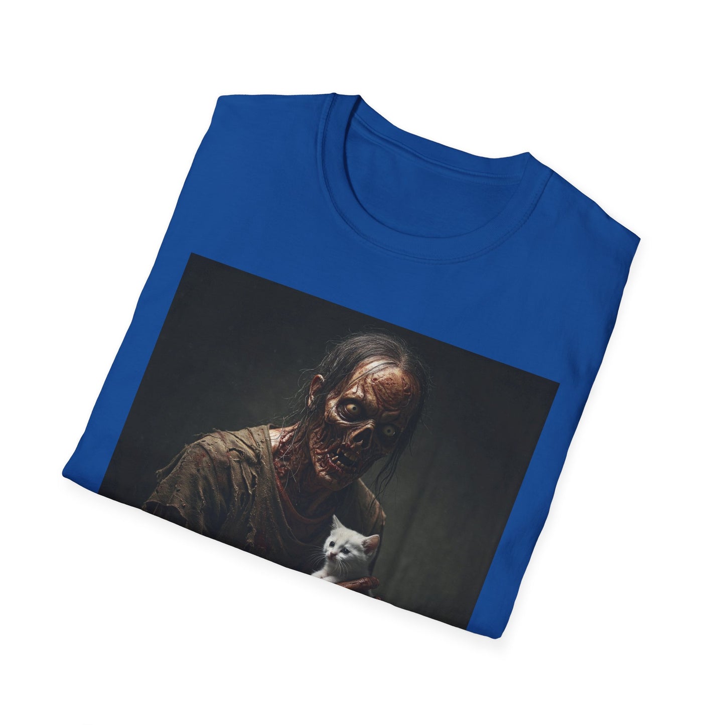 Apocalyptic Portrait Tee, bold, decaying zombie graphic