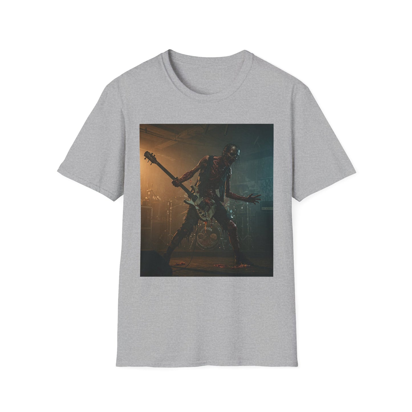 Rock Legends Apocalyptic Portrait Tee, bold, decaying zombie graphic