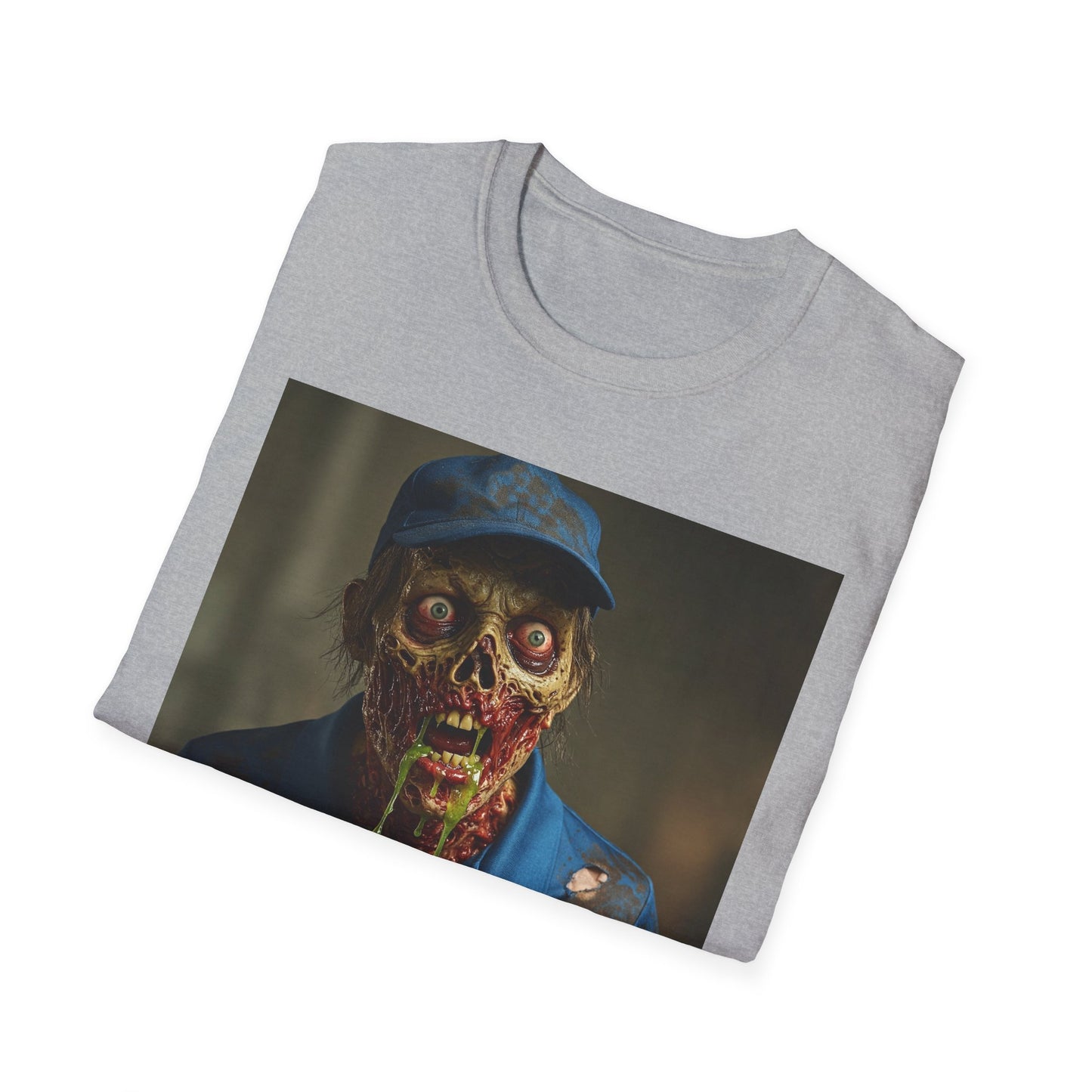 Horror Pizza Delivery Zombie T-Shirt - Unisex Softstyle Tee