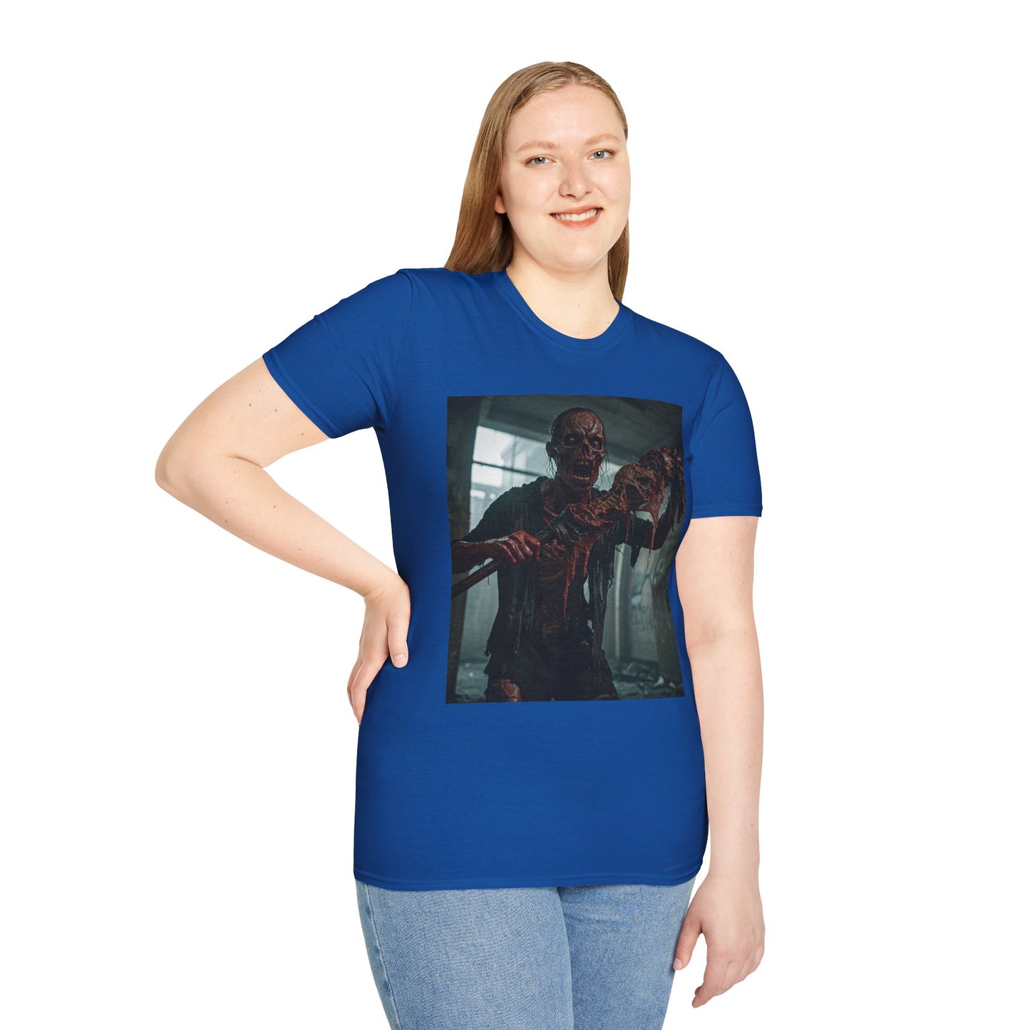 Creepy Zombie Graphic Unisex T-Shirt - Perfect for Halloween & Horror Fans