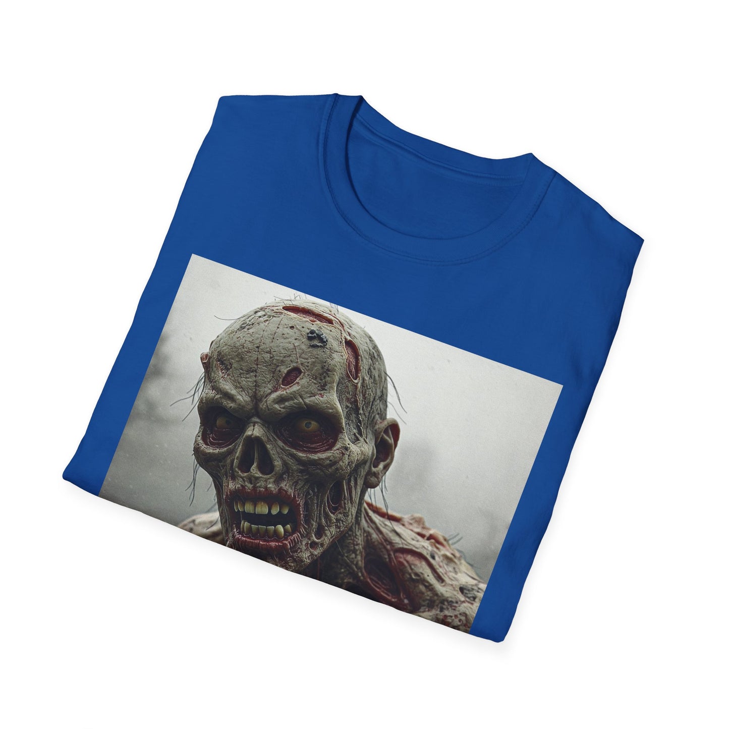 Apocalyptic Portrait Tee, bold, decaying zombie graphic