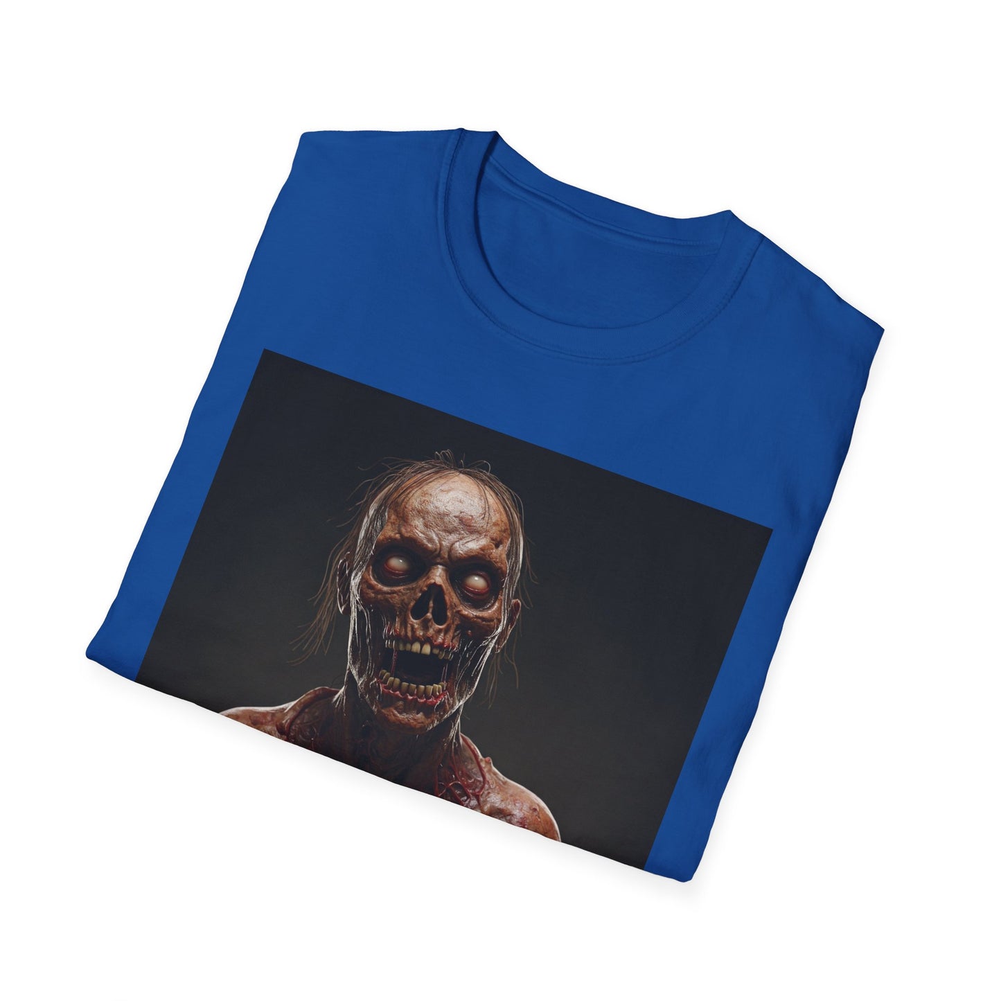 Apocalyptic Portrait Tee, bold, decaying zombie graphic