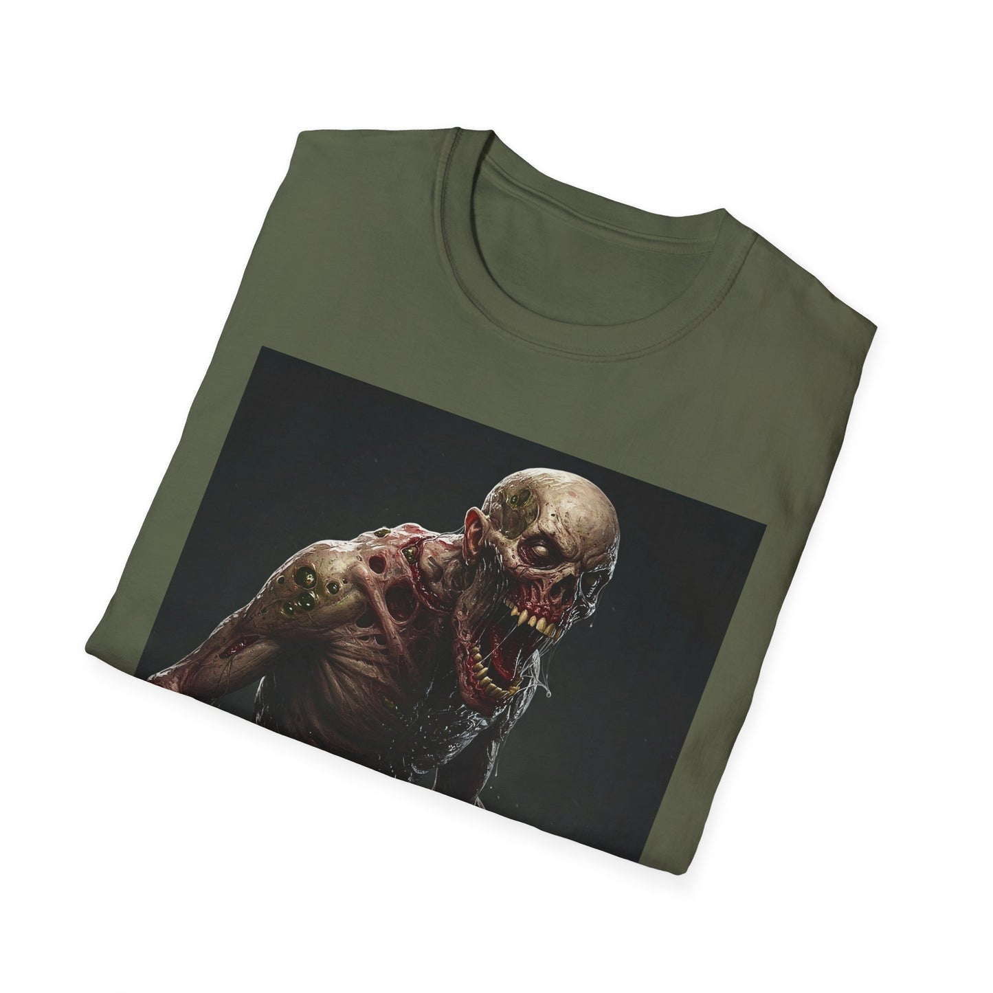 Creepy Horror Apocalyptic Portrait Tee: A Vision of Decay