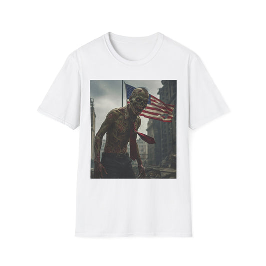 Zombie Apocalypse Unisex Softstyle T-Shirt - Perfect for Halloween & Horror Fans