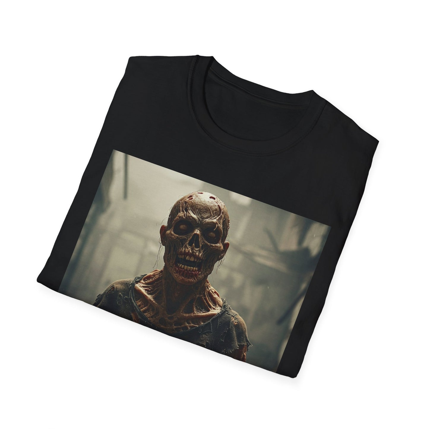 Apocalyptic Portrait Tee: A Vision of Decay