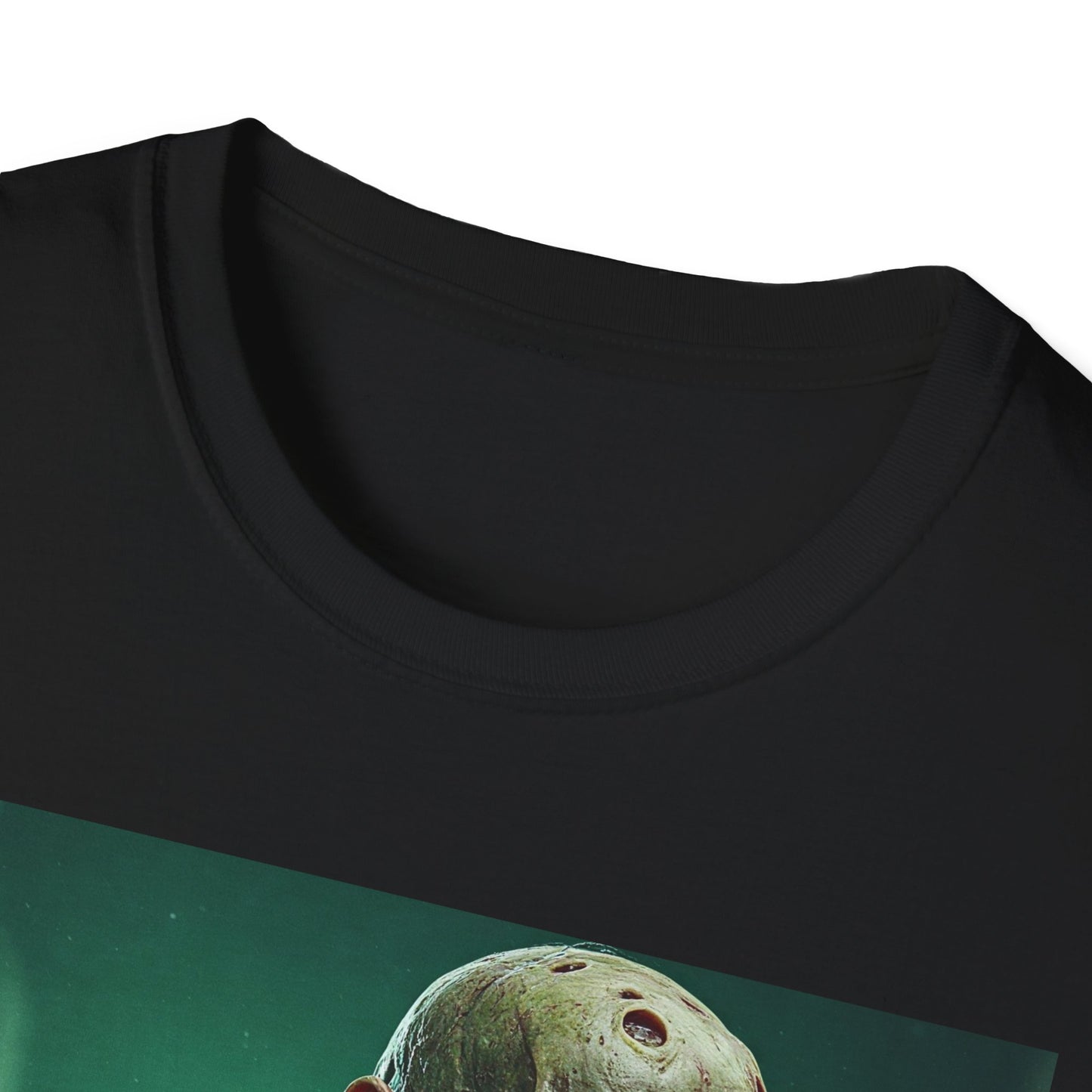 Apocalyptic Portrait Tee, bold, decaying zombie graphic