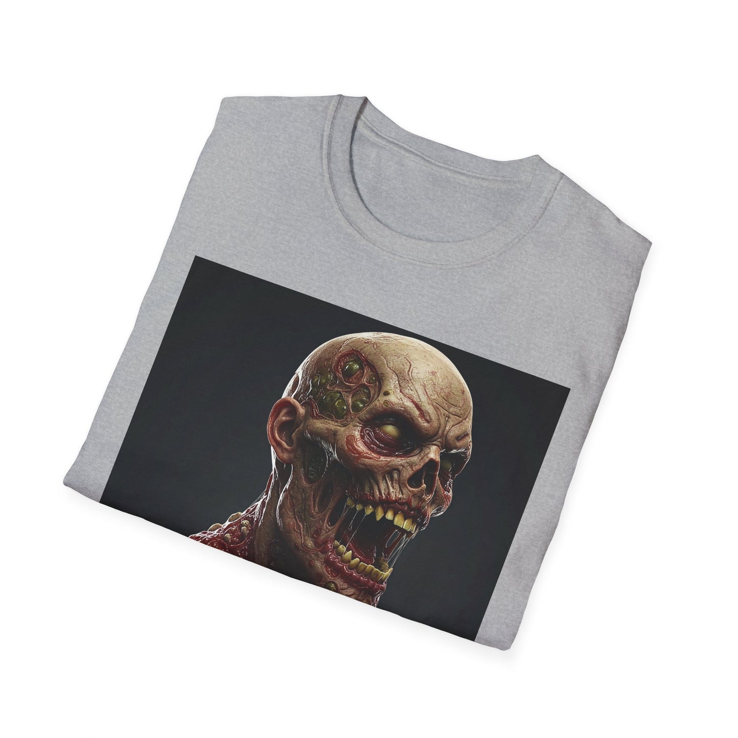 Zombie Graphic Unisex Softstyle T-Shirt | Horror Movie Fan Apparel