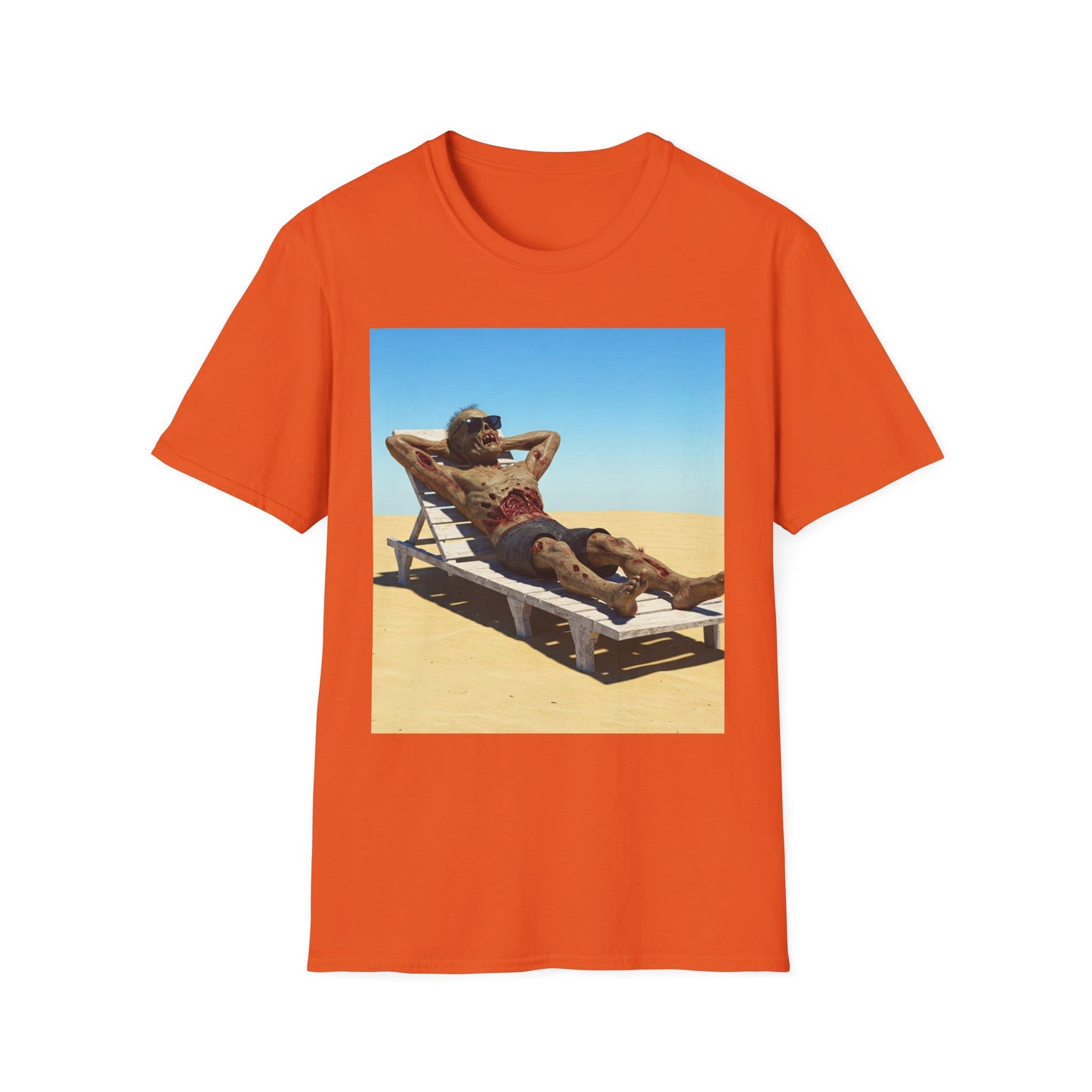 Relaxed Vibes Unisex Softstyle T-Shirt - Beach Chill Design