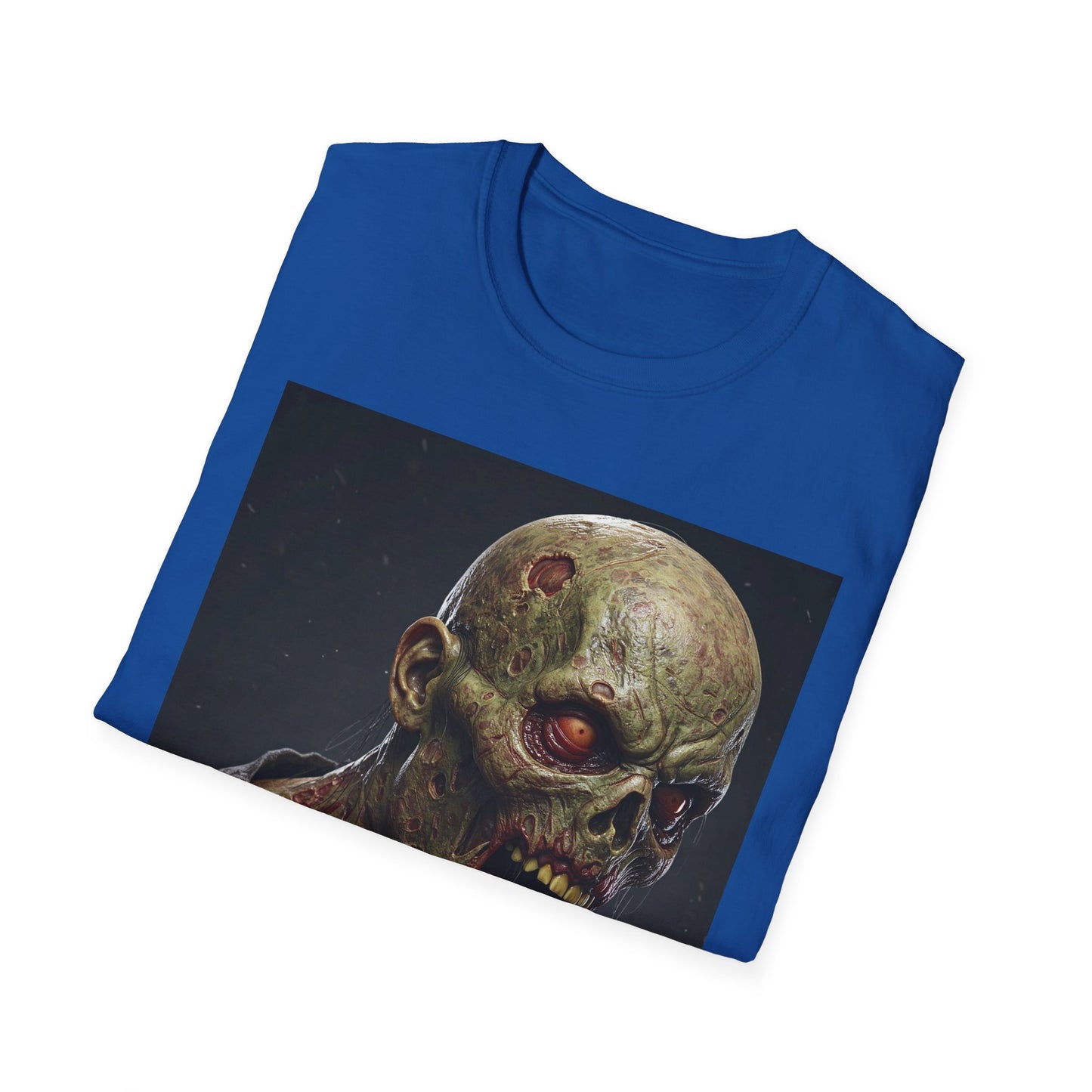 Apocalyptic Portrait Tee, bold, decaying zombie graphic