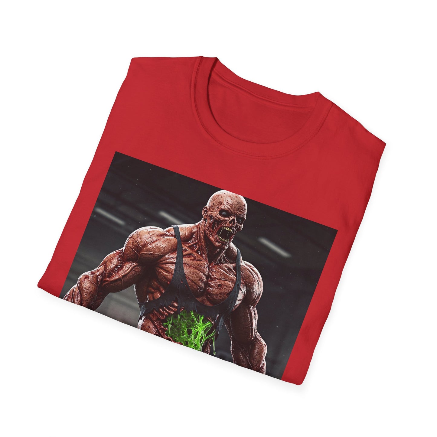 Muscle Graphic Unisex Softstyle T-Shirt - Ideal for Gym Lovers