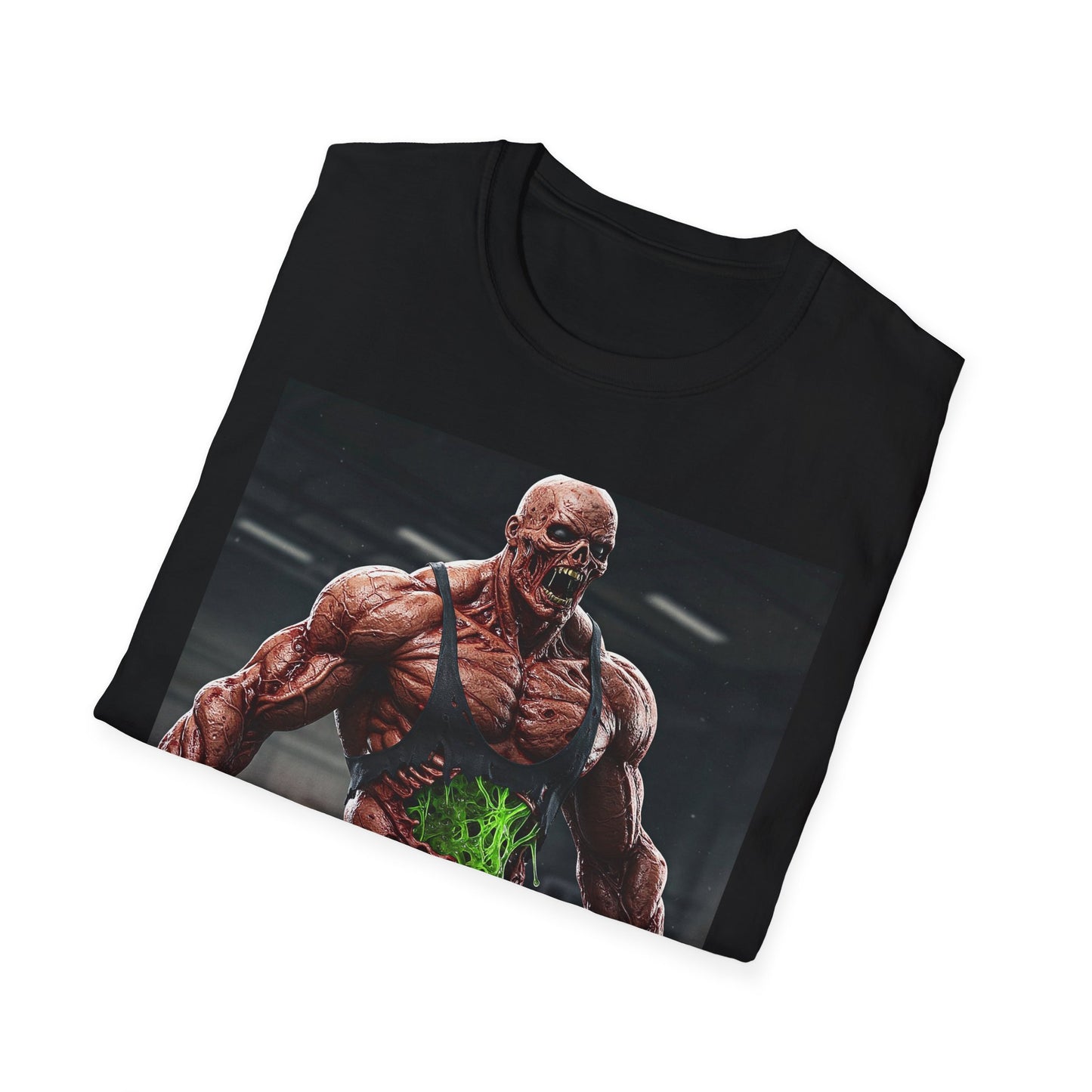 Muscle Graphic Unisex Softstyle T-Shirt - Ideal for Gym Lovers