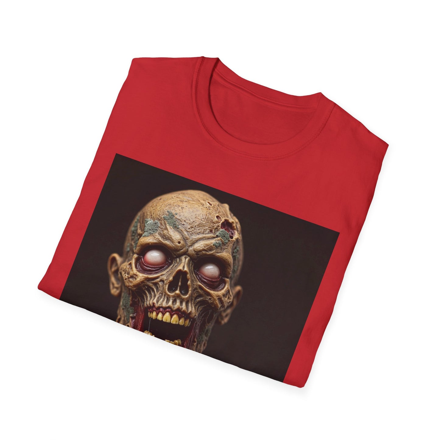 Apocalyptic Portrait Tee, bold, decaying zombie graphic