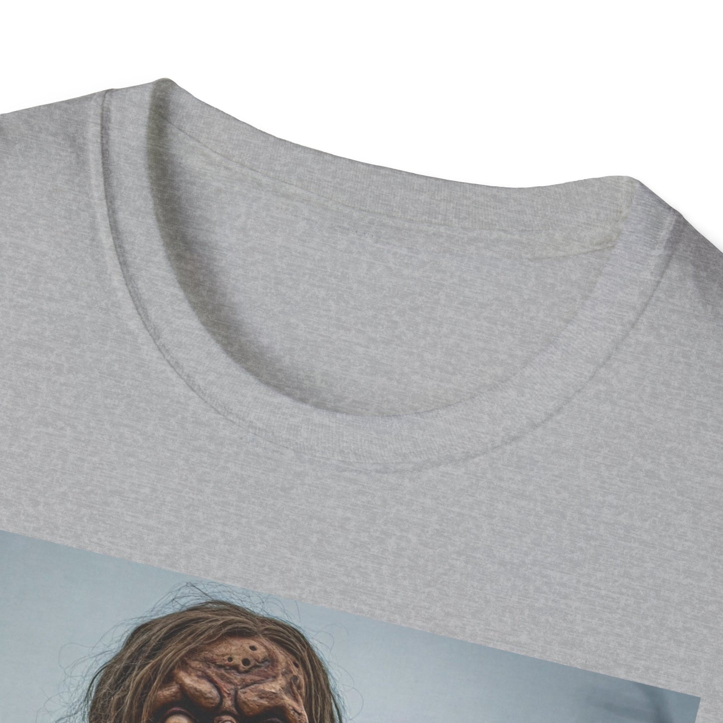 Apocalyptic Portrait Tee, bold, decaying zombie graphic