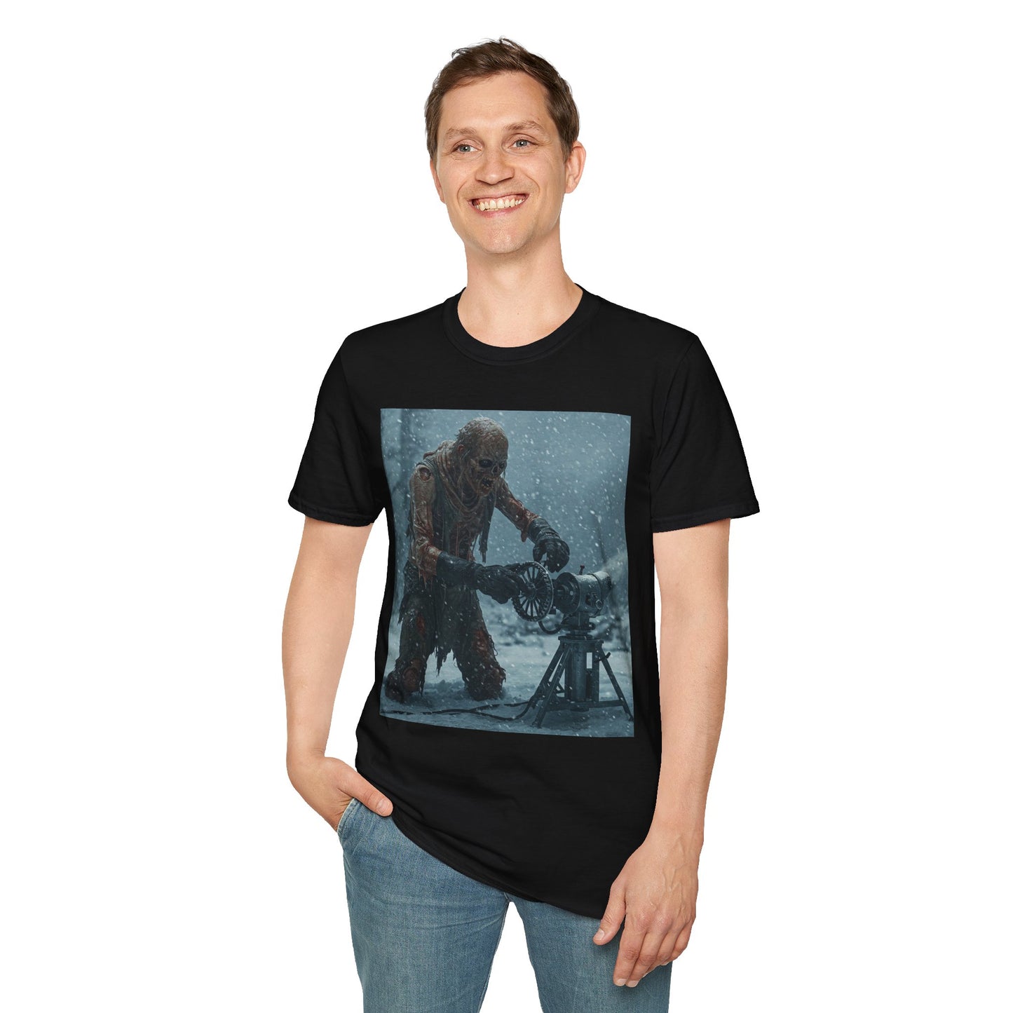 Unisex Softstyle T-Shirt | Snowy Scene Fan Tee