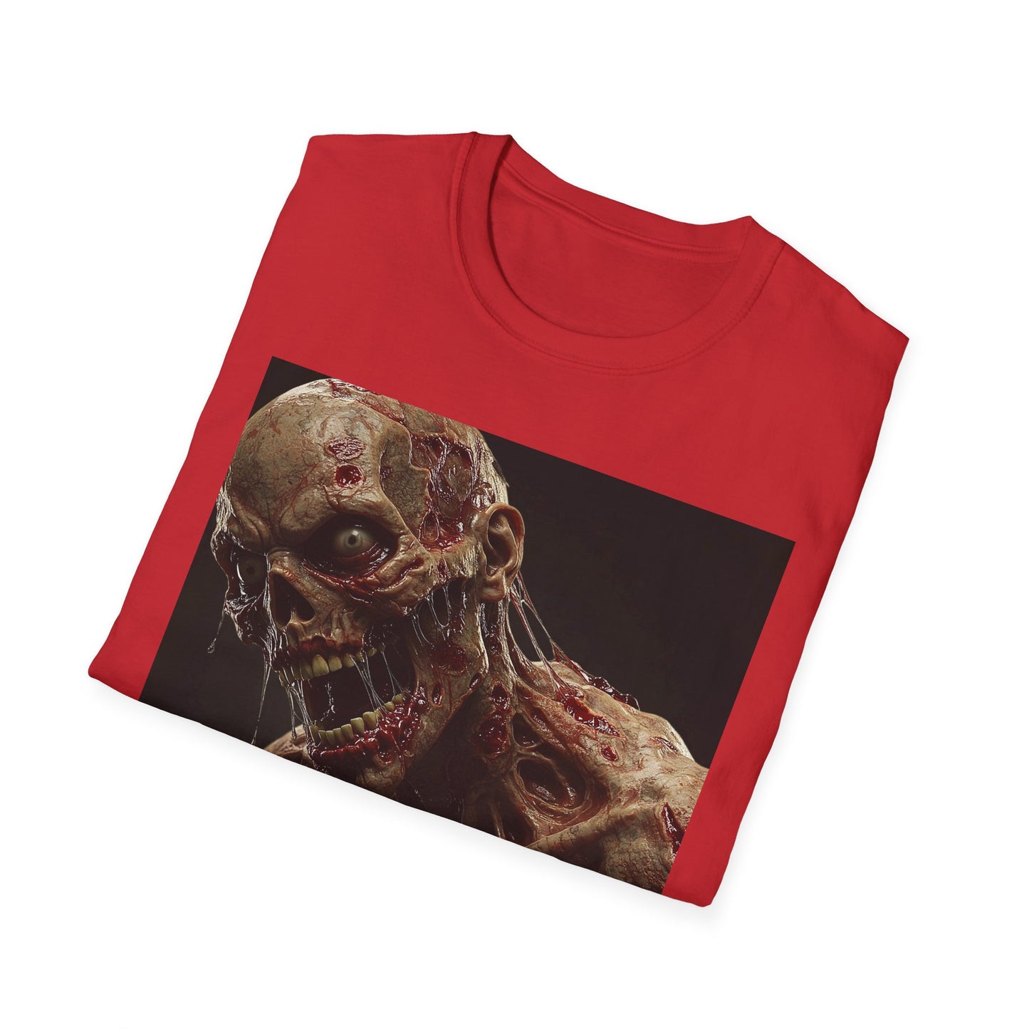 Zombie Art Unisex Softstyle T-Shirt - Graphic Horror Tee