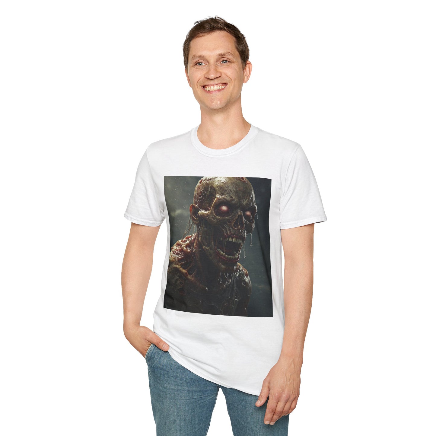 Zombie Graphic Unisex T-Shirt - Perfect for Halloween and Horror Fans