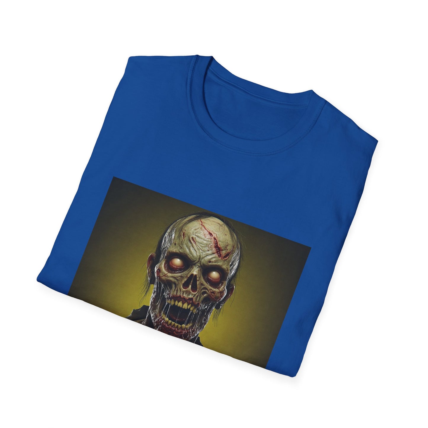 Apocalyptic Portrait Tee, bold, decaying zombie graphic