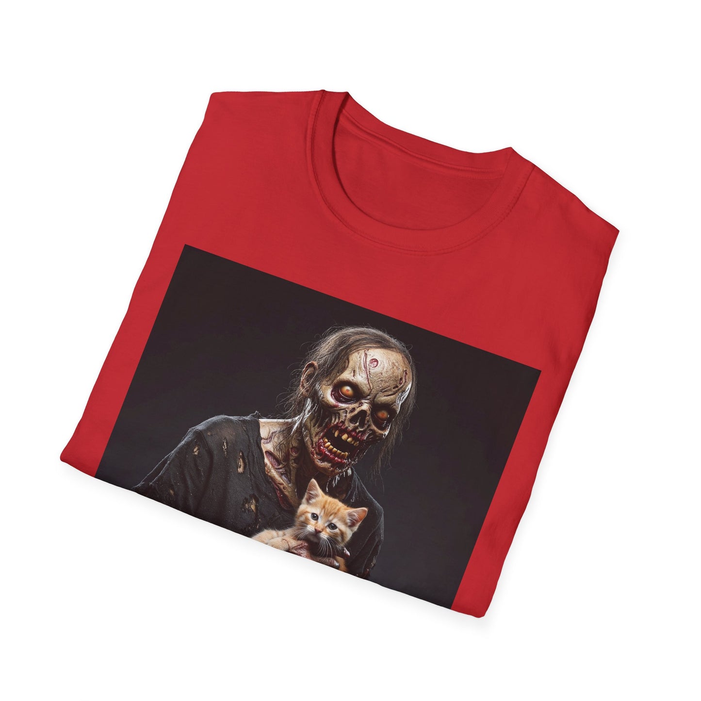 Apocalyptic Portrait Tee, bold, decaying zombie graphic