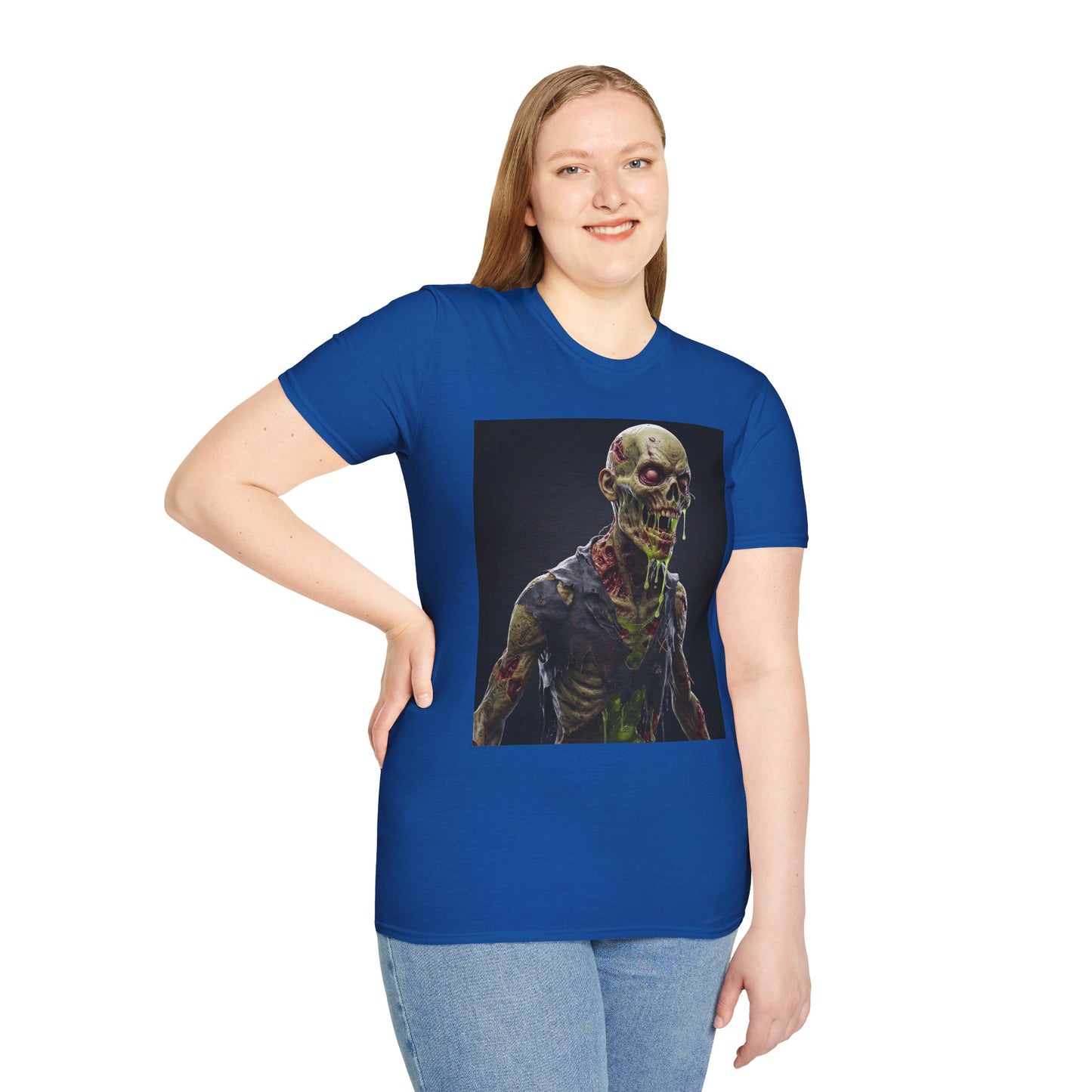 Zombie Apocalypse Unisex Softstyle T-Shirt - Perfect for Halloween and Horror Fans