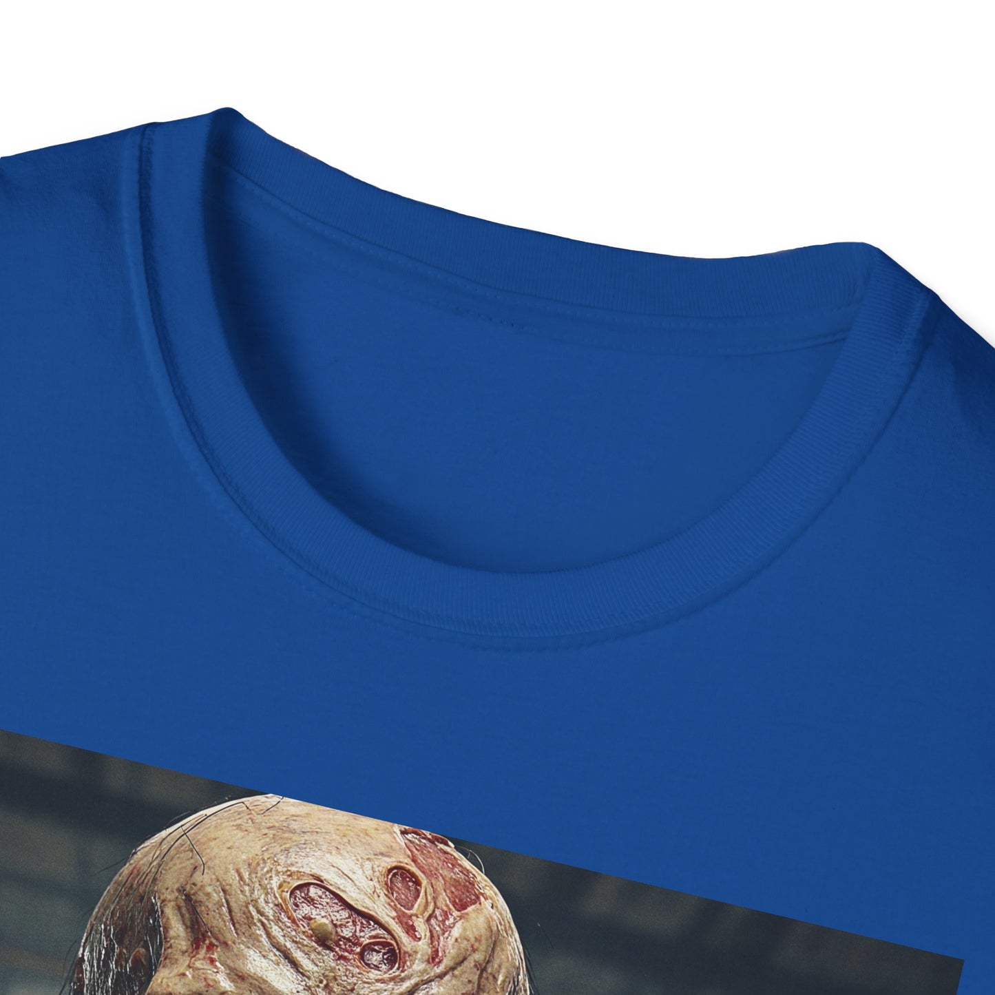 Apocalyptic Portrait Tee, bold, decaying zombie graphic