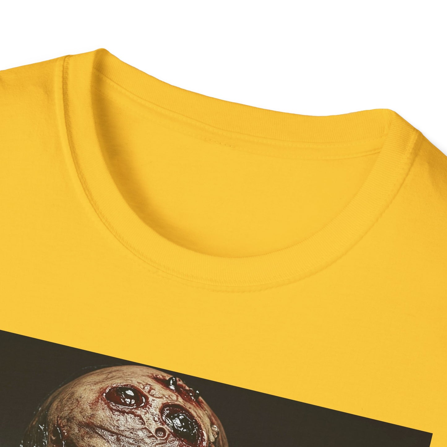 Apocalyptic Portrait Tee, bold, decaying zombie graphic