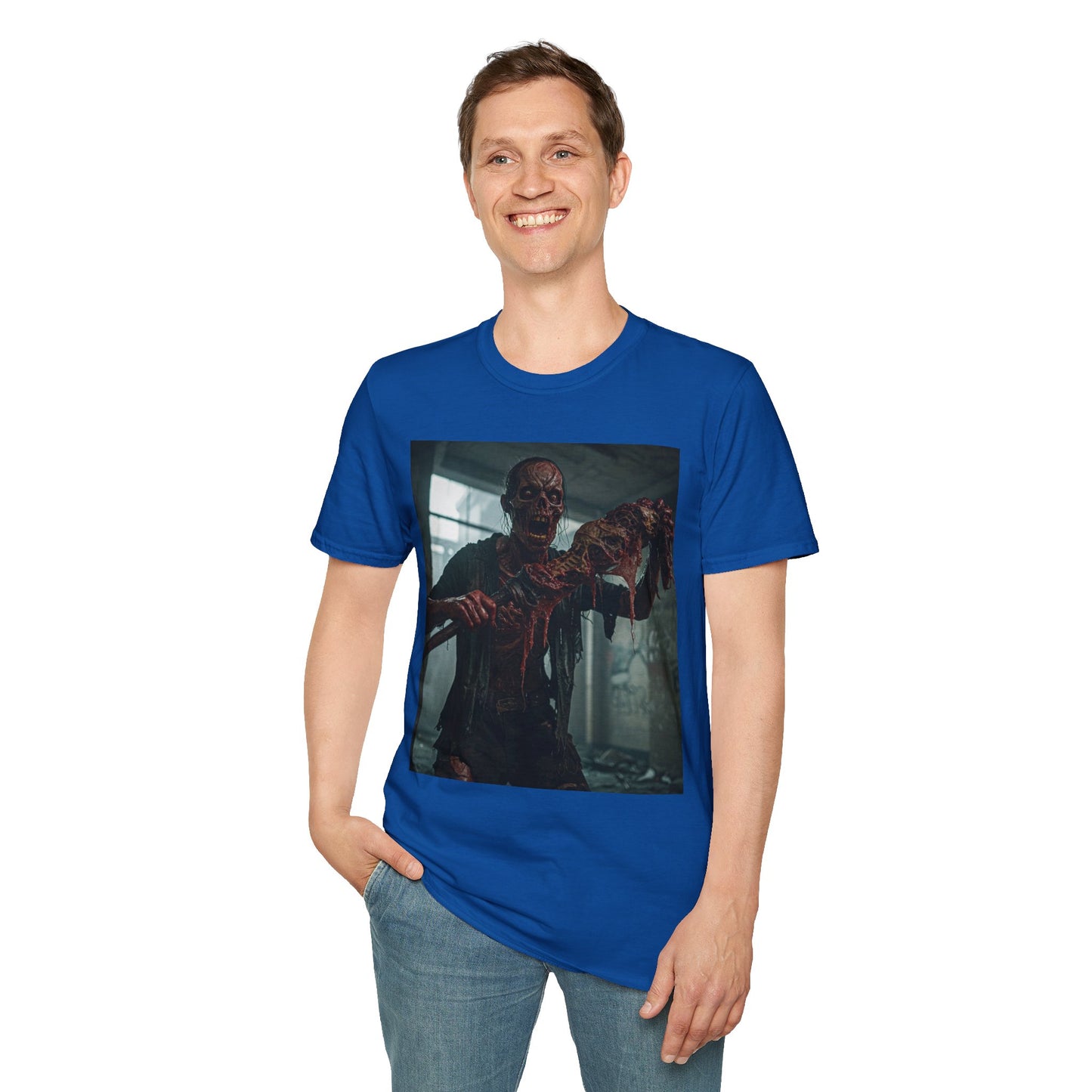 Creepy Zombie Graphic Unisex T-Shirt - Perfect for Halloween & Horror Fans