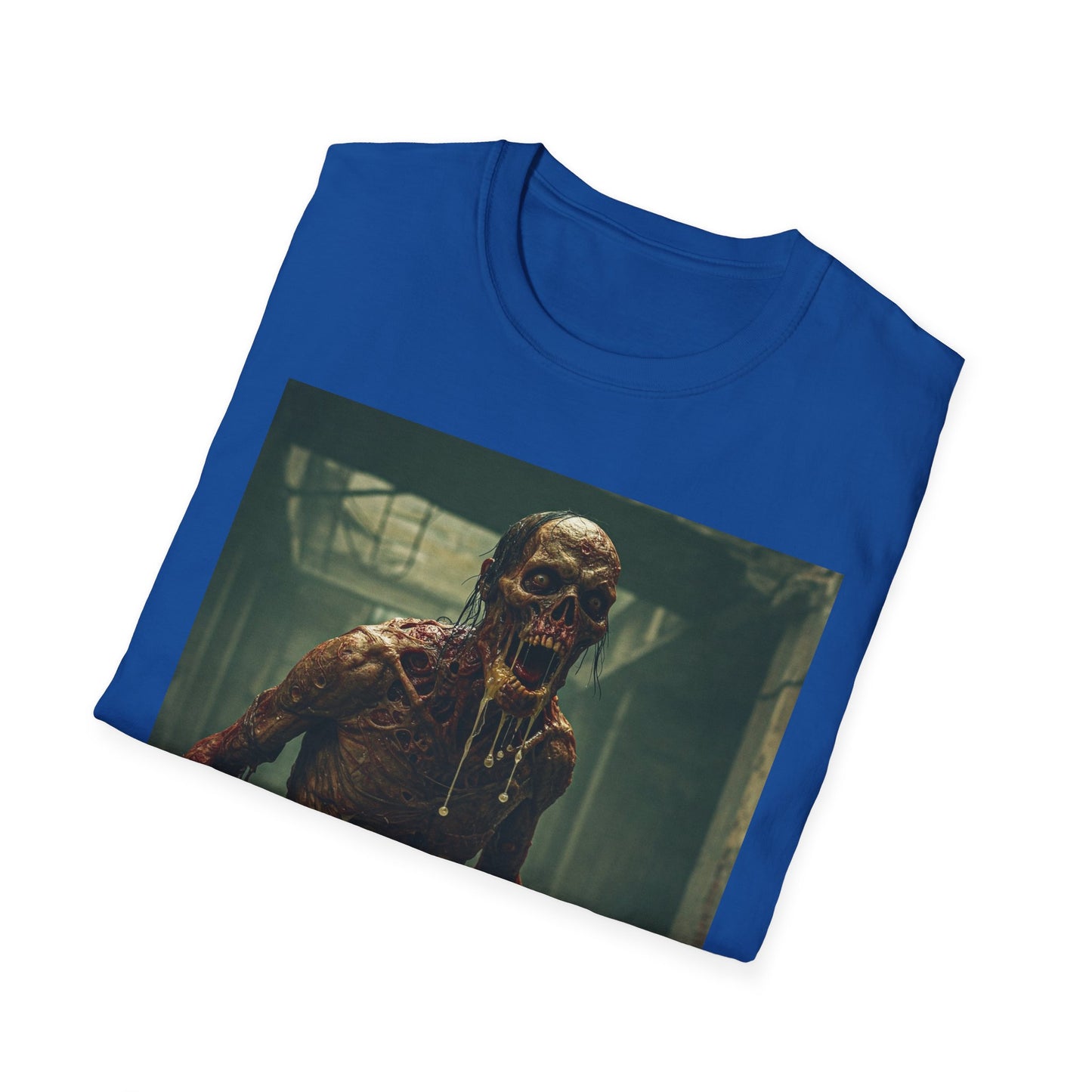 Horror Graphic Unisex T-Shirt - Spooky Zombie Design - Perfect for Halloween and Horror Fans