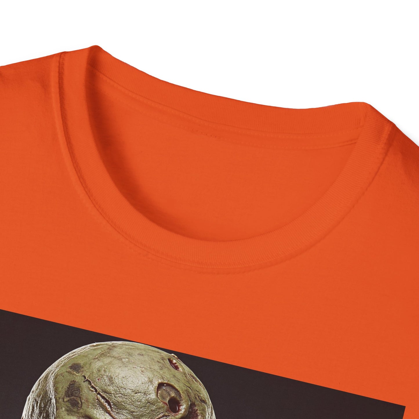 Apocalyptic Portrait Tee, bold, decaying zombie graphic Halloween & Horror Fans