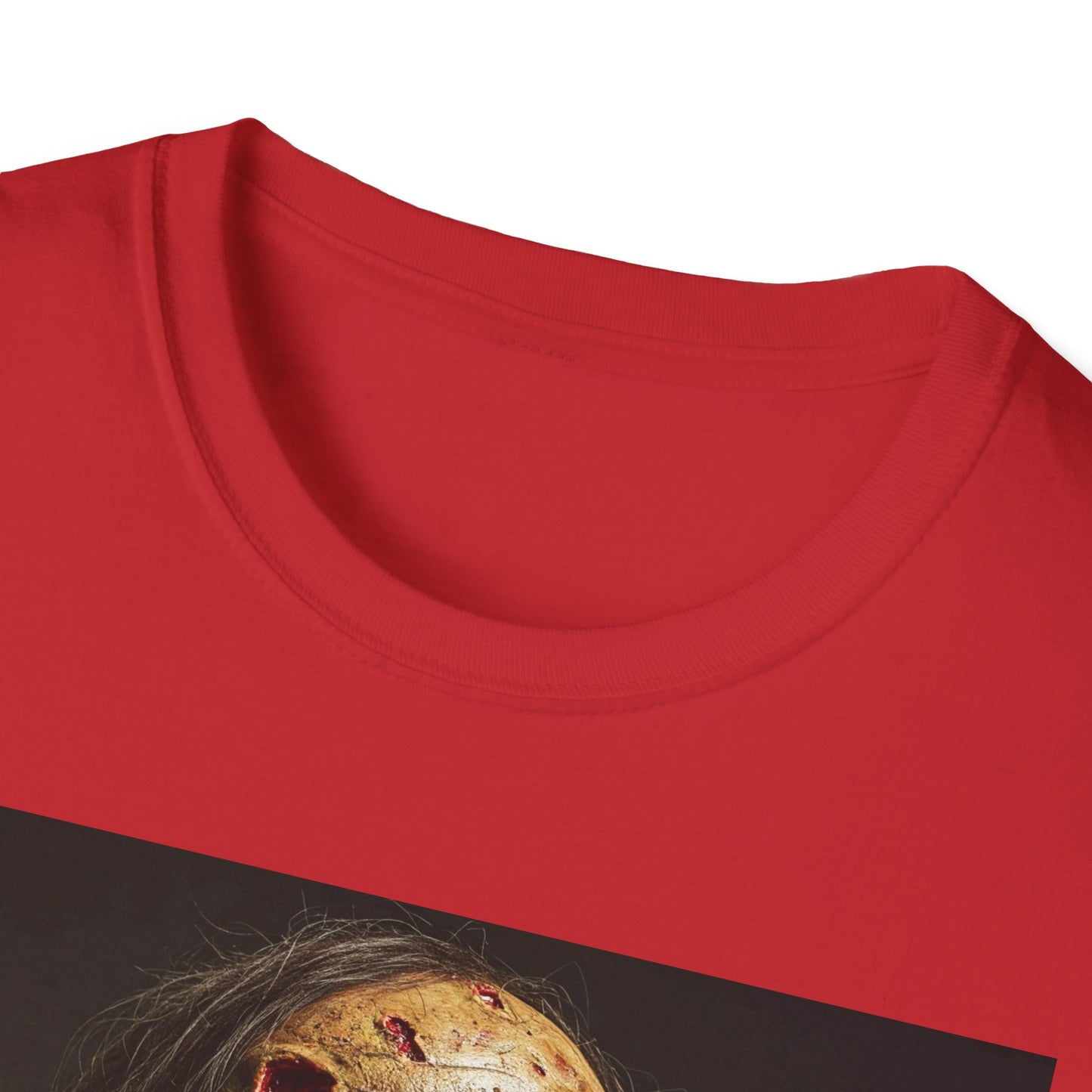 Apocalyptic Portrait Tee, bold, decaying zombie graphic