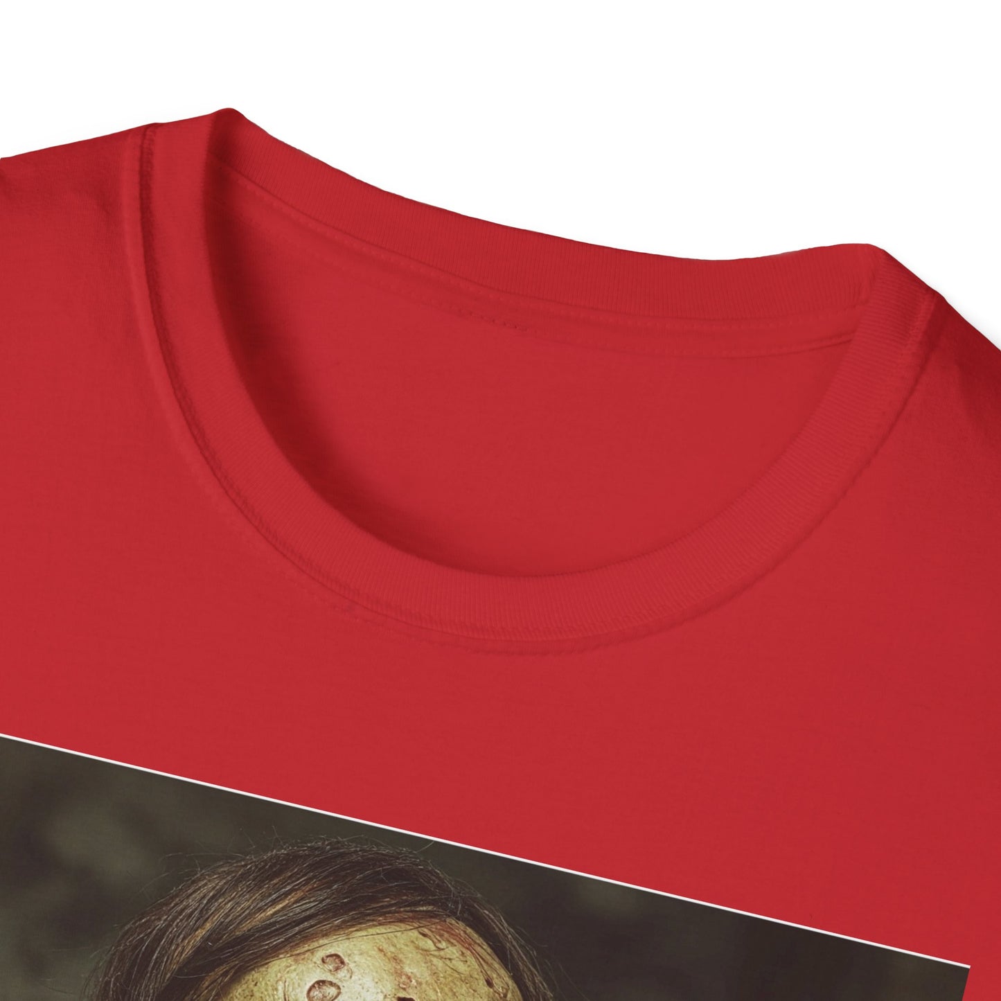 Apocalyptic Portrait Tee, bold, decaying zombie graphic