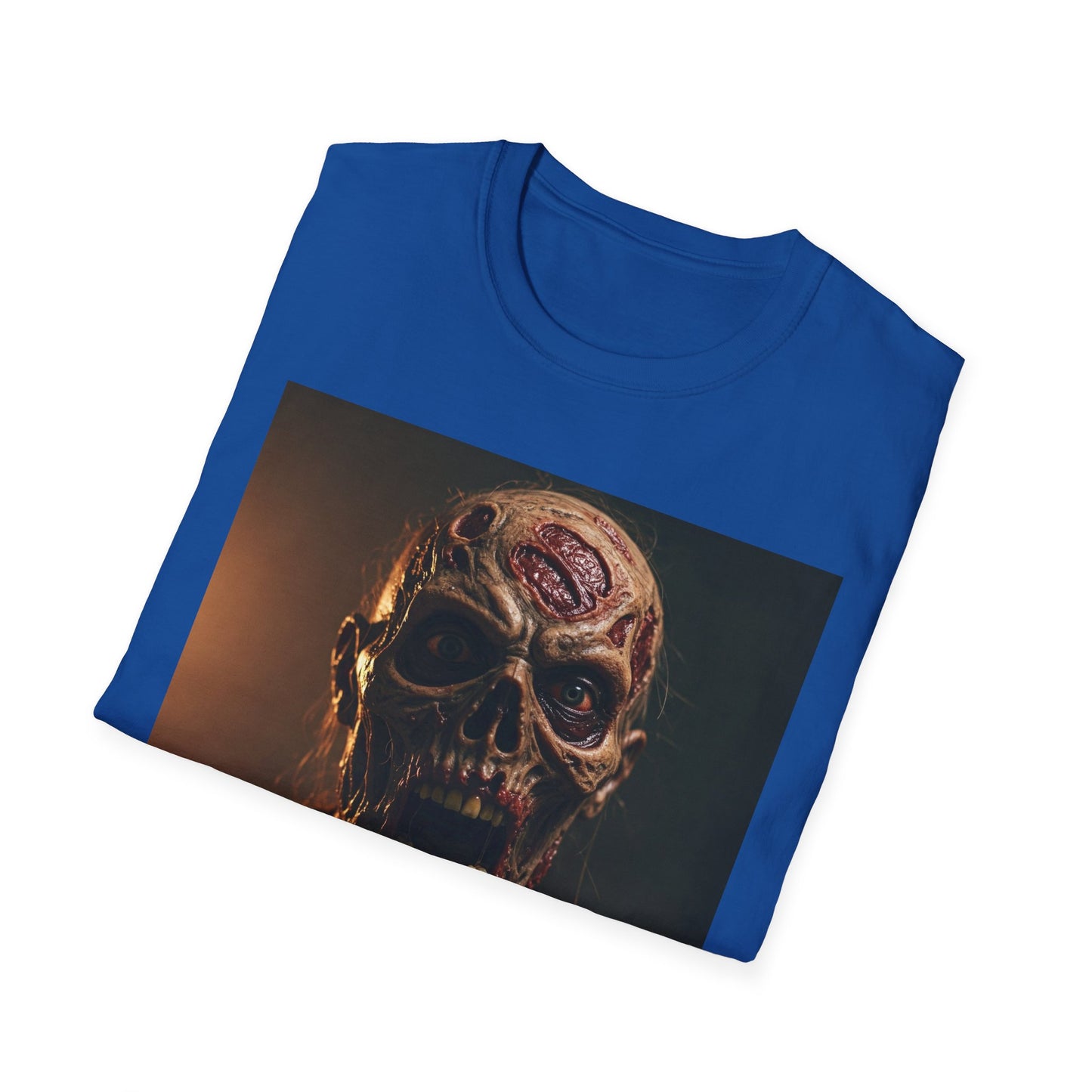 Apocalyptic Portrait Tee, bold, decaying zombie graphic