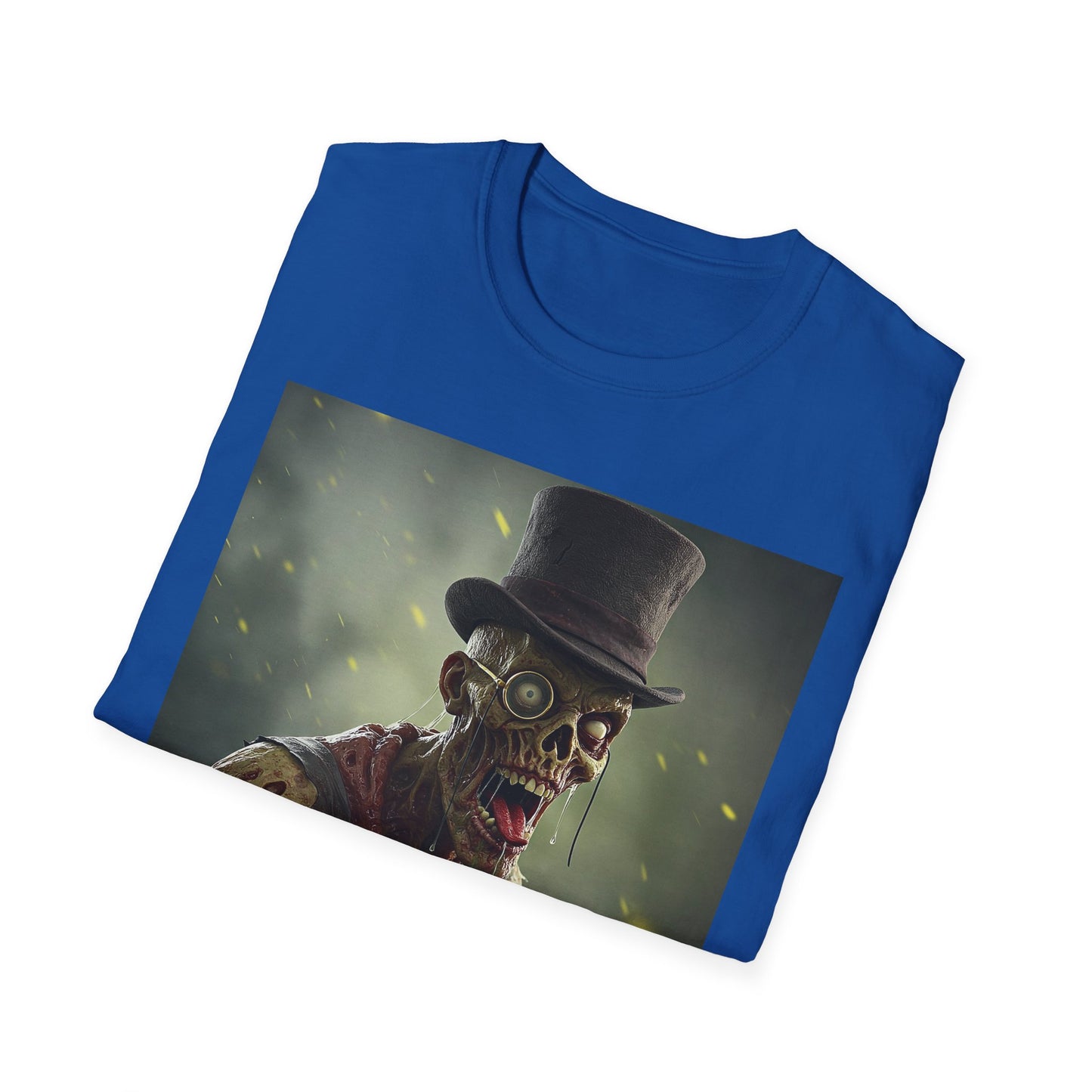 Apocalyptic Portrait Tee, bold, decaying zombie graphic